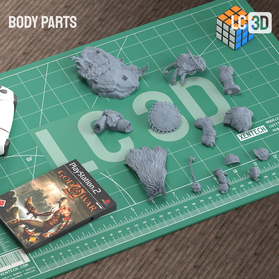 Doom Slayer The Doom Franchise Figure 3D Printed Resin Model Kit
