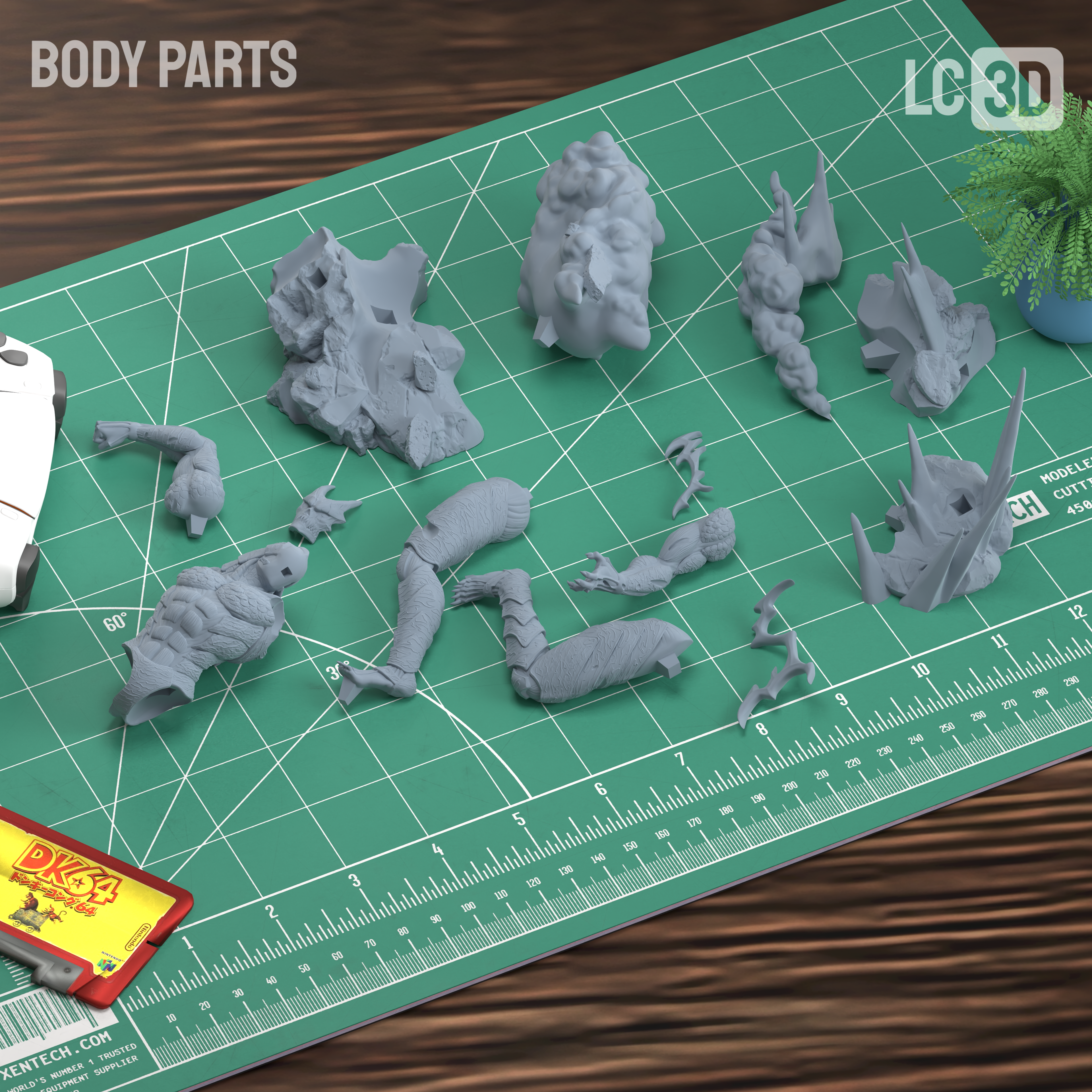 Kafka Hibino Kaiju No. 8 Figure 3D Printed Resin Model Kit
