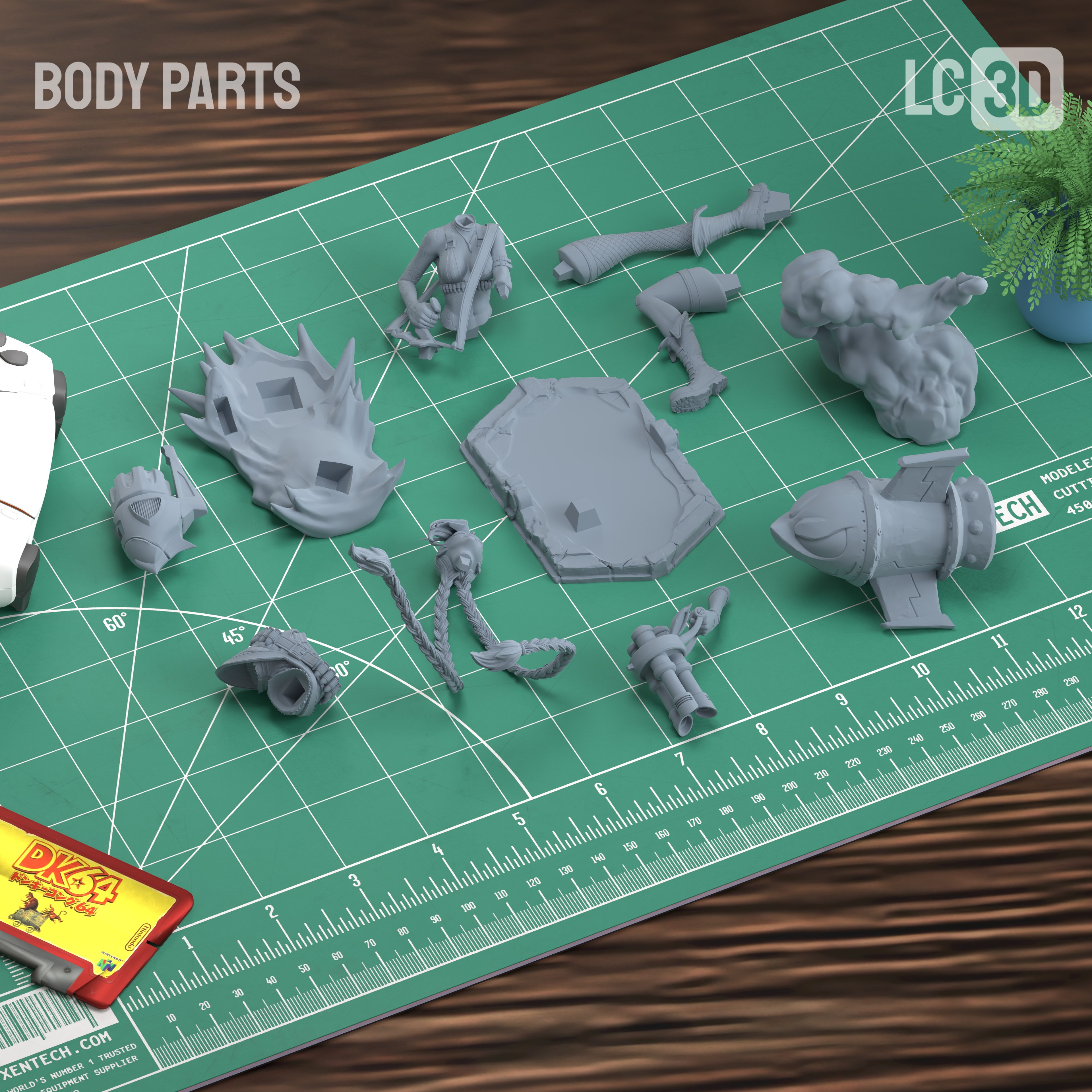 Jinx Arcane Action Figure 3D Printed Resin Model Kit