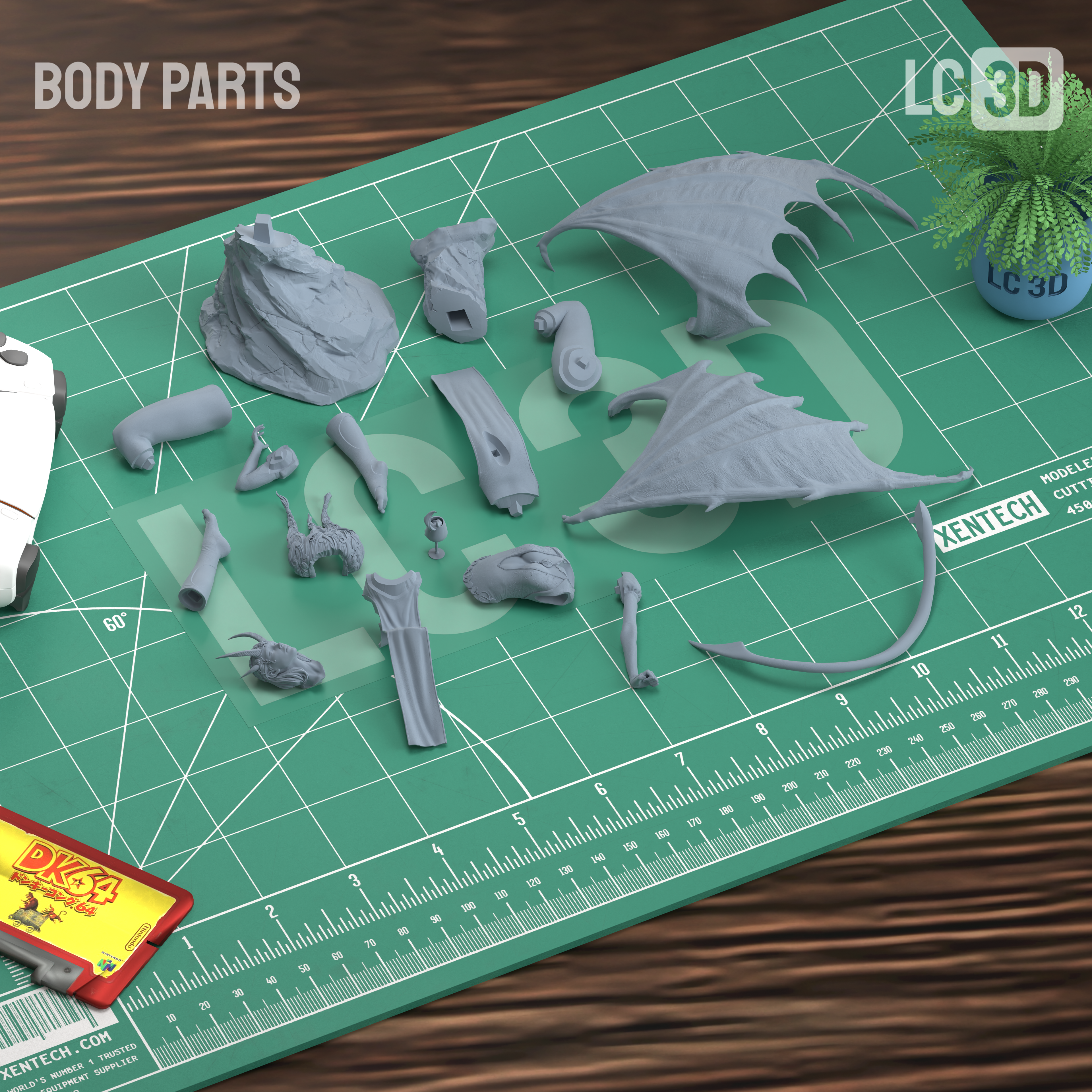 Mizora Baldur's Gate 3 Figure 3D Printed Resin Model Kit