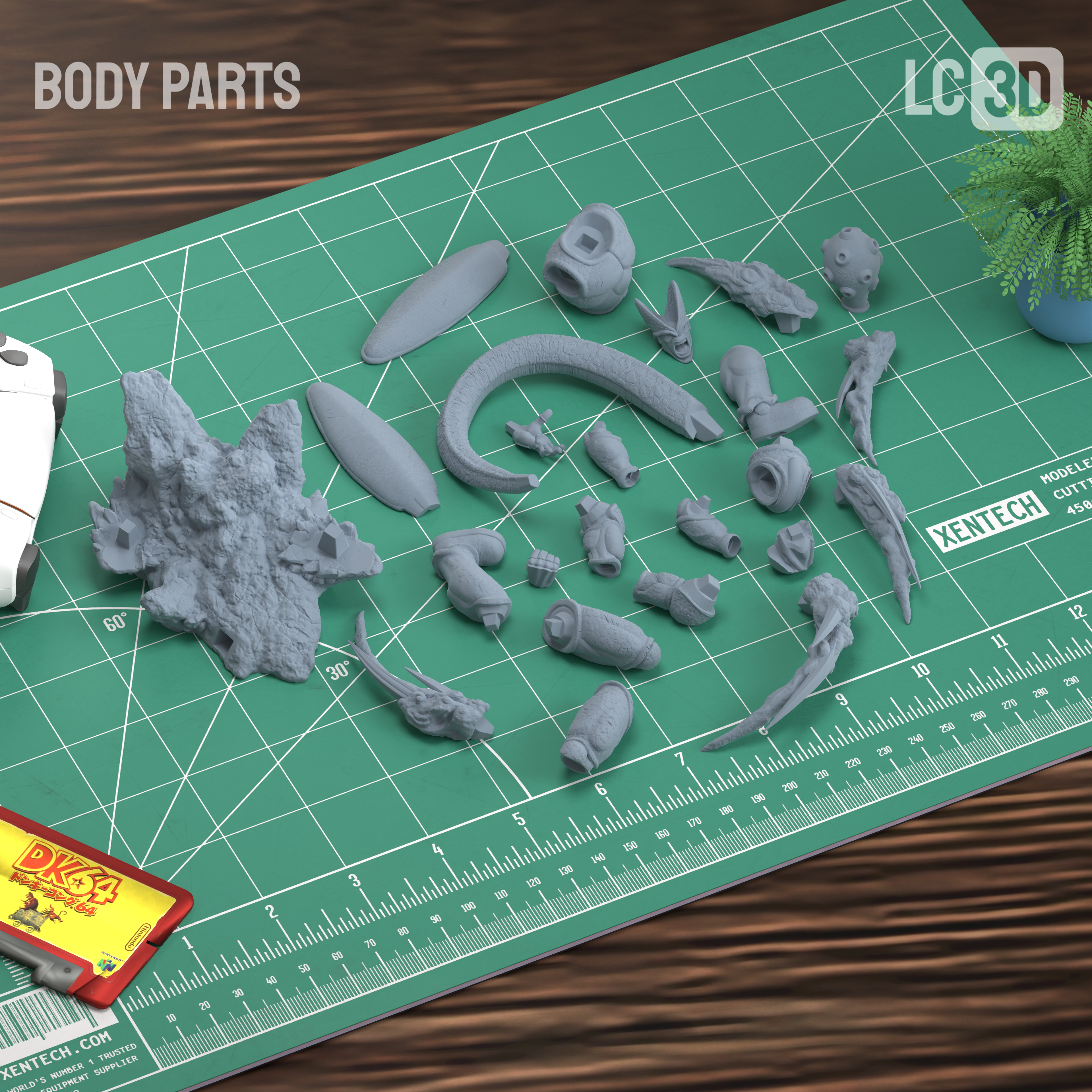 Cell Max Dragon Ball Super Super Hero Figure 3D Printed Resin Model Kit