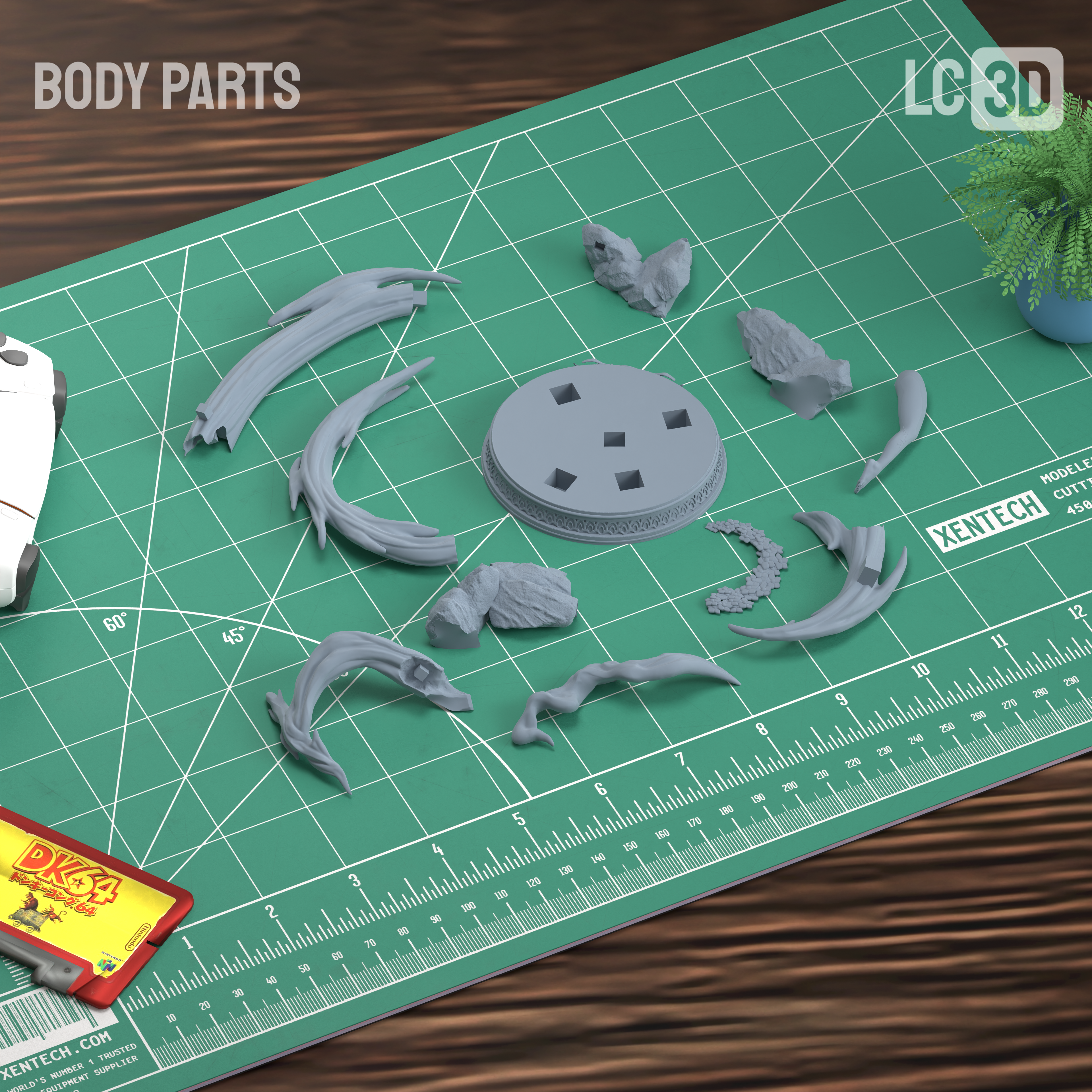 Nezuko Kamado Demon Slayer Figure 3D Printed Resin Model Kit