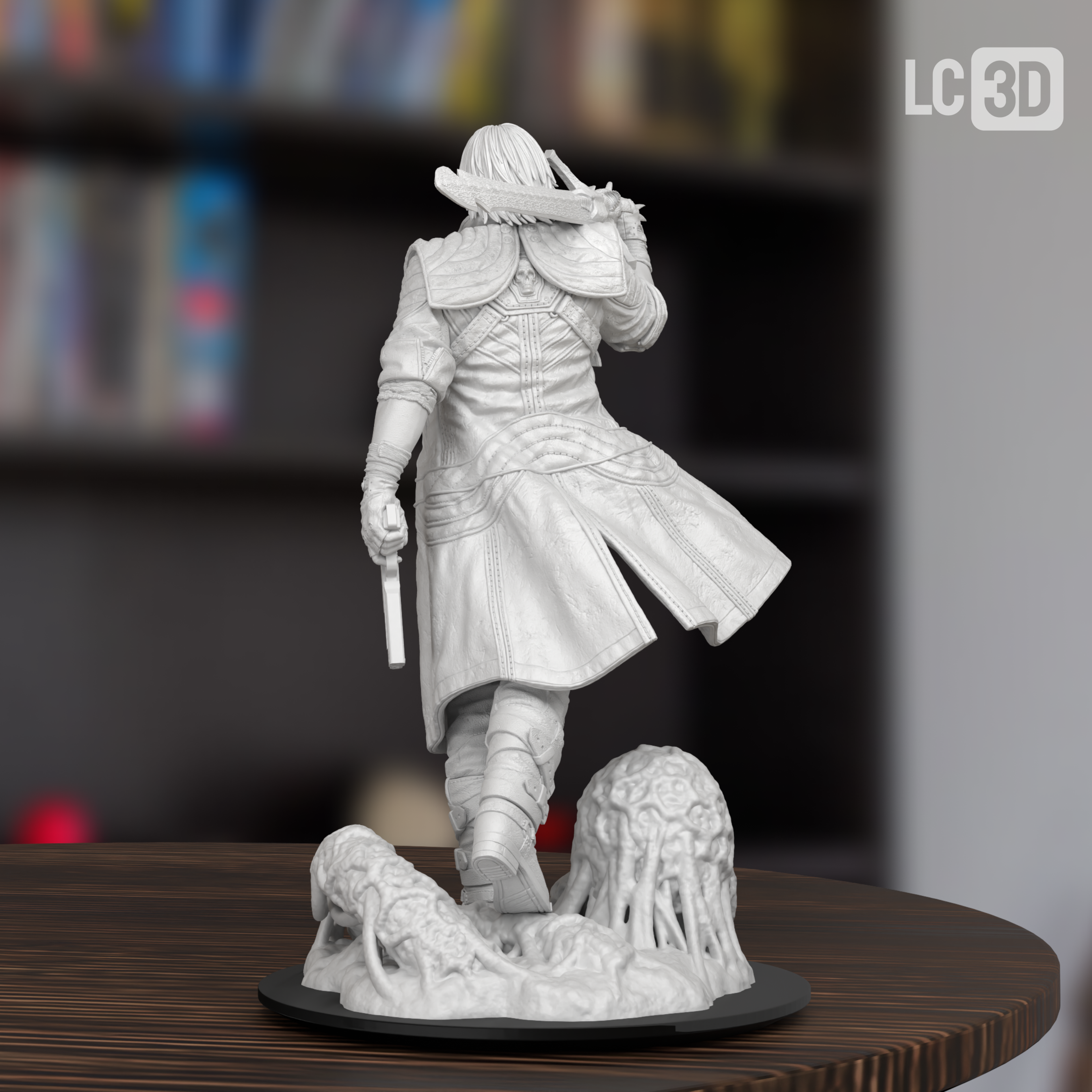 Dante Devil May Cry Figure 3D Printed Resin Model Kit