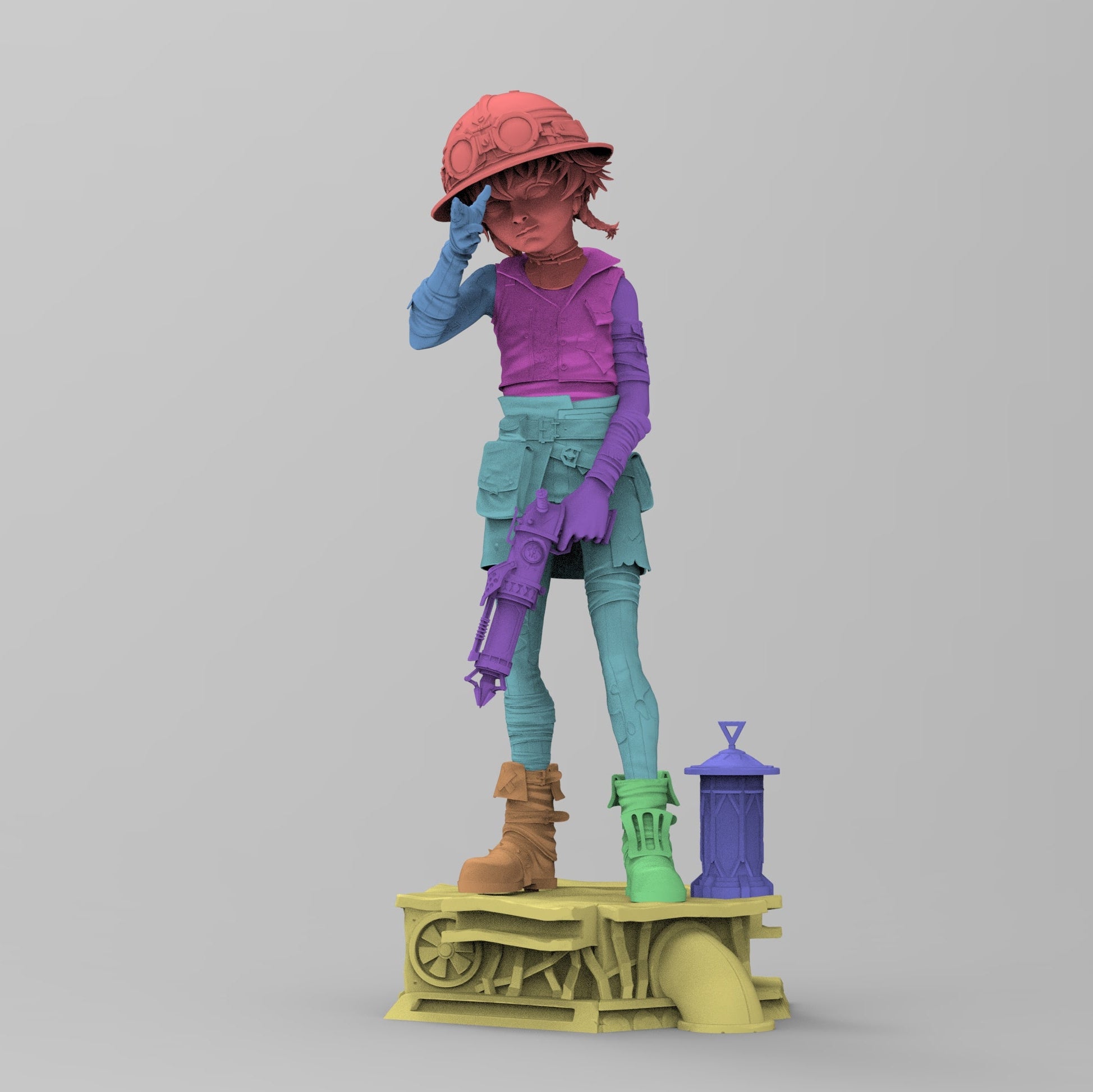 Isha Arcane Figure 3D Printed Resin Model Kit