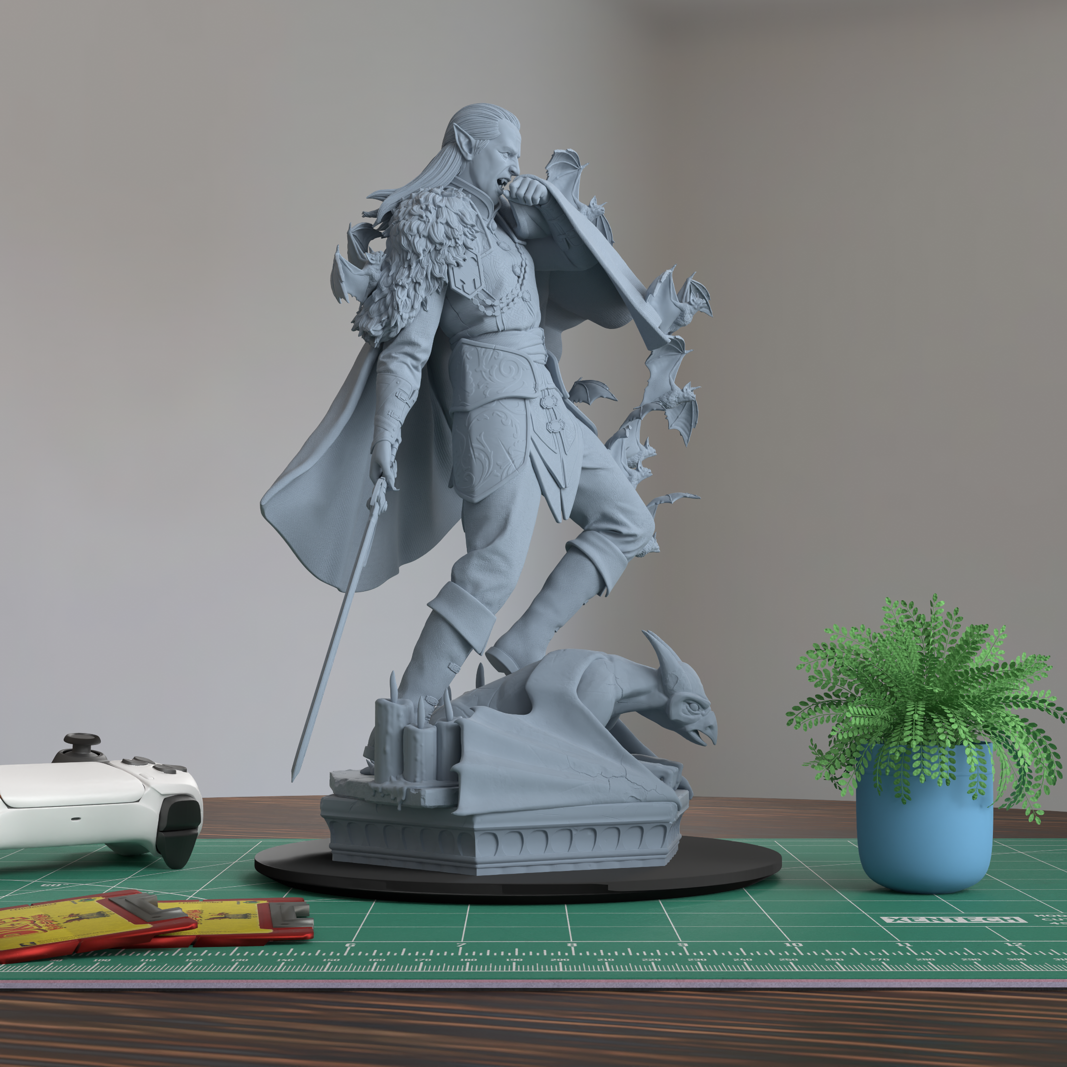 Strahd Von Zarovich Dungeons & Dragons Figure 3D Printed Resin Model Kit