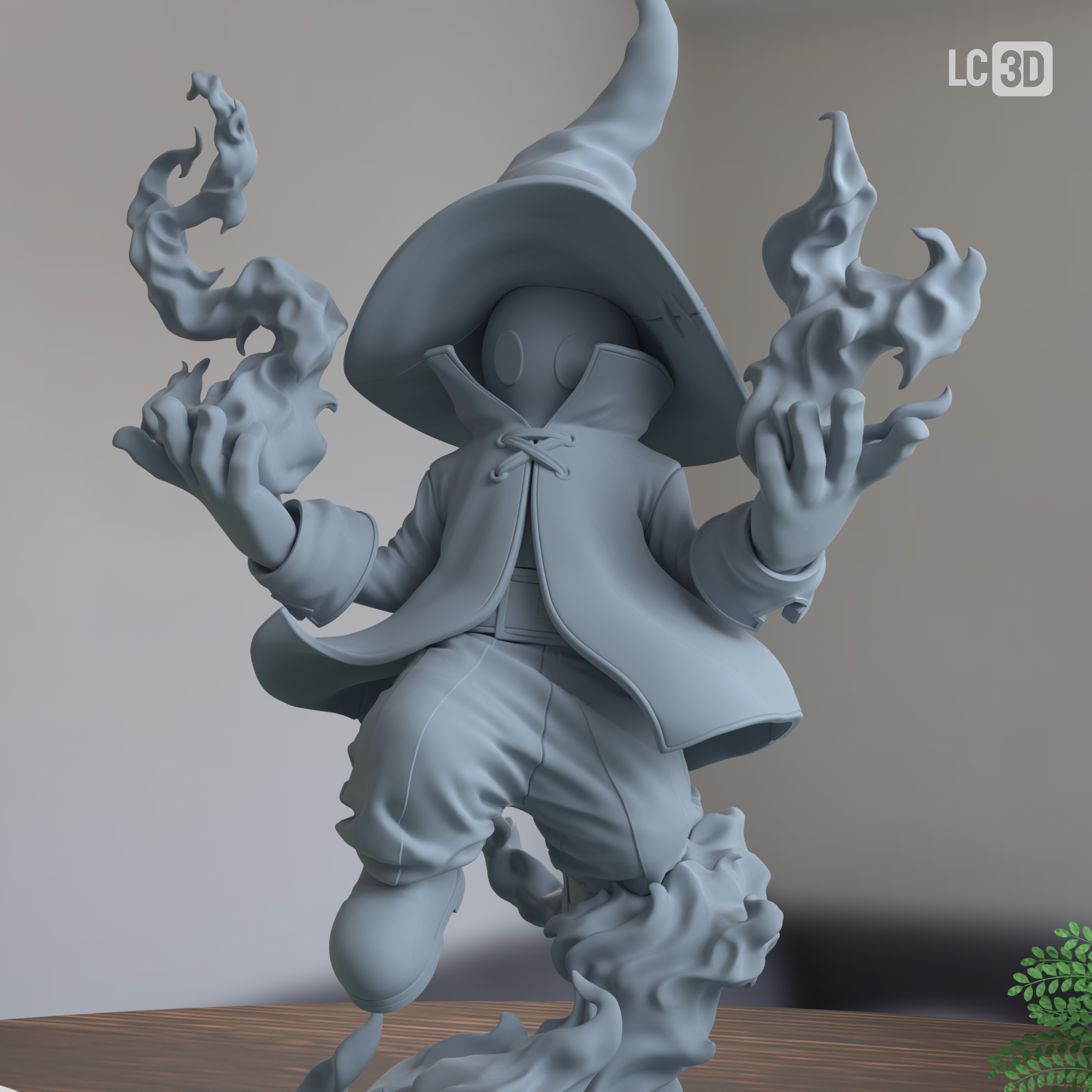 Vivi Final Fantasy Figure 3D Printed Resin Model Kit