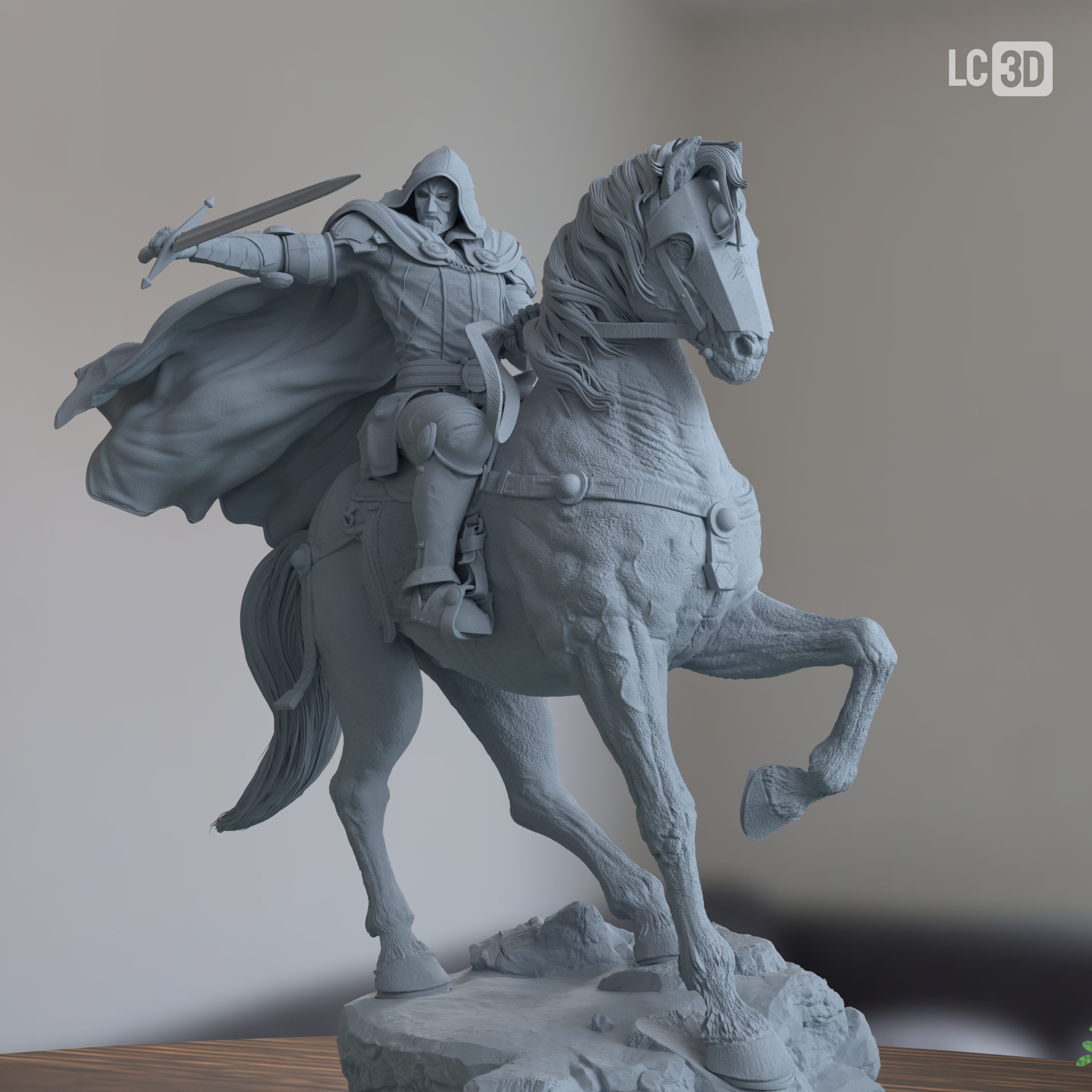 Doctor Von Doom Avengers Doomsday Figure 3D Printed Resin Model Kit