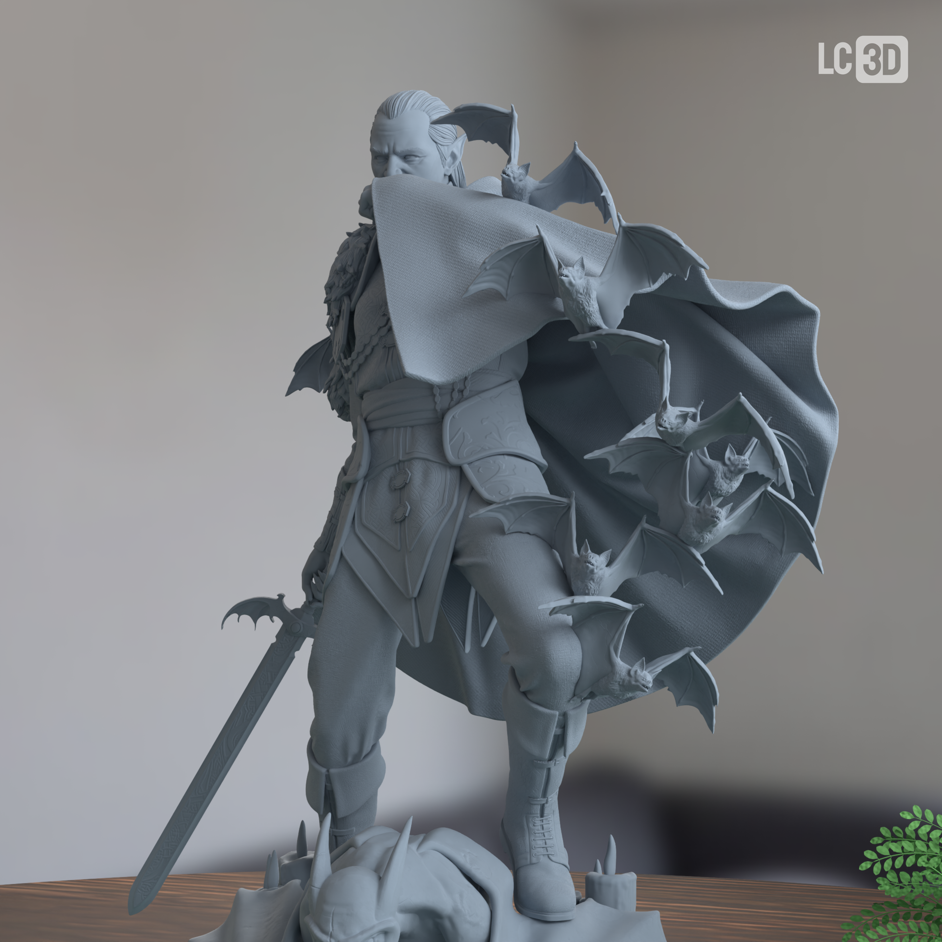 Strahd Von Zarovich Dungeons & Dragons Figure 3D Printed Resin Model Kit
