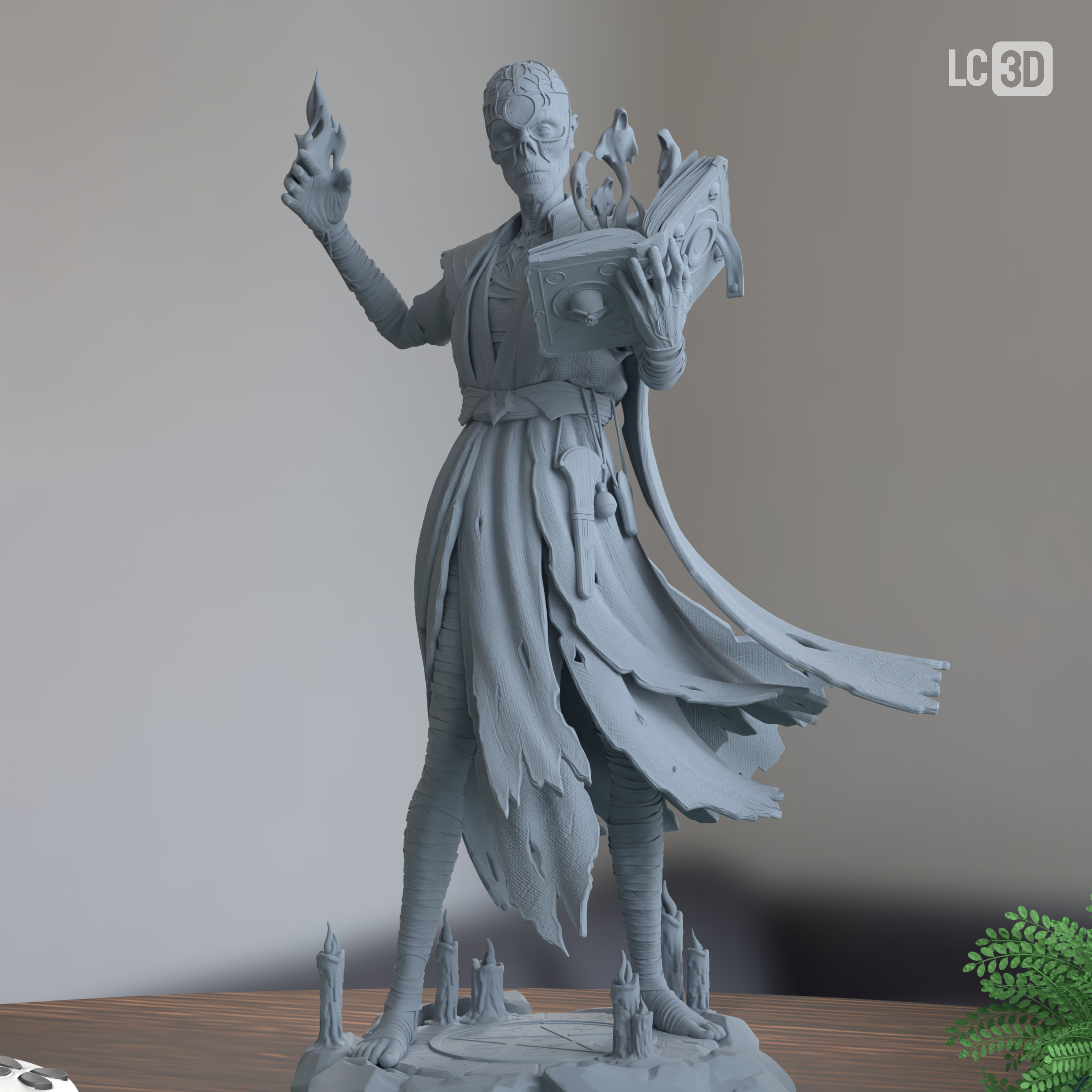 Withers Baldur's Gate 3 Figure 3D Printed Resin Model Kit