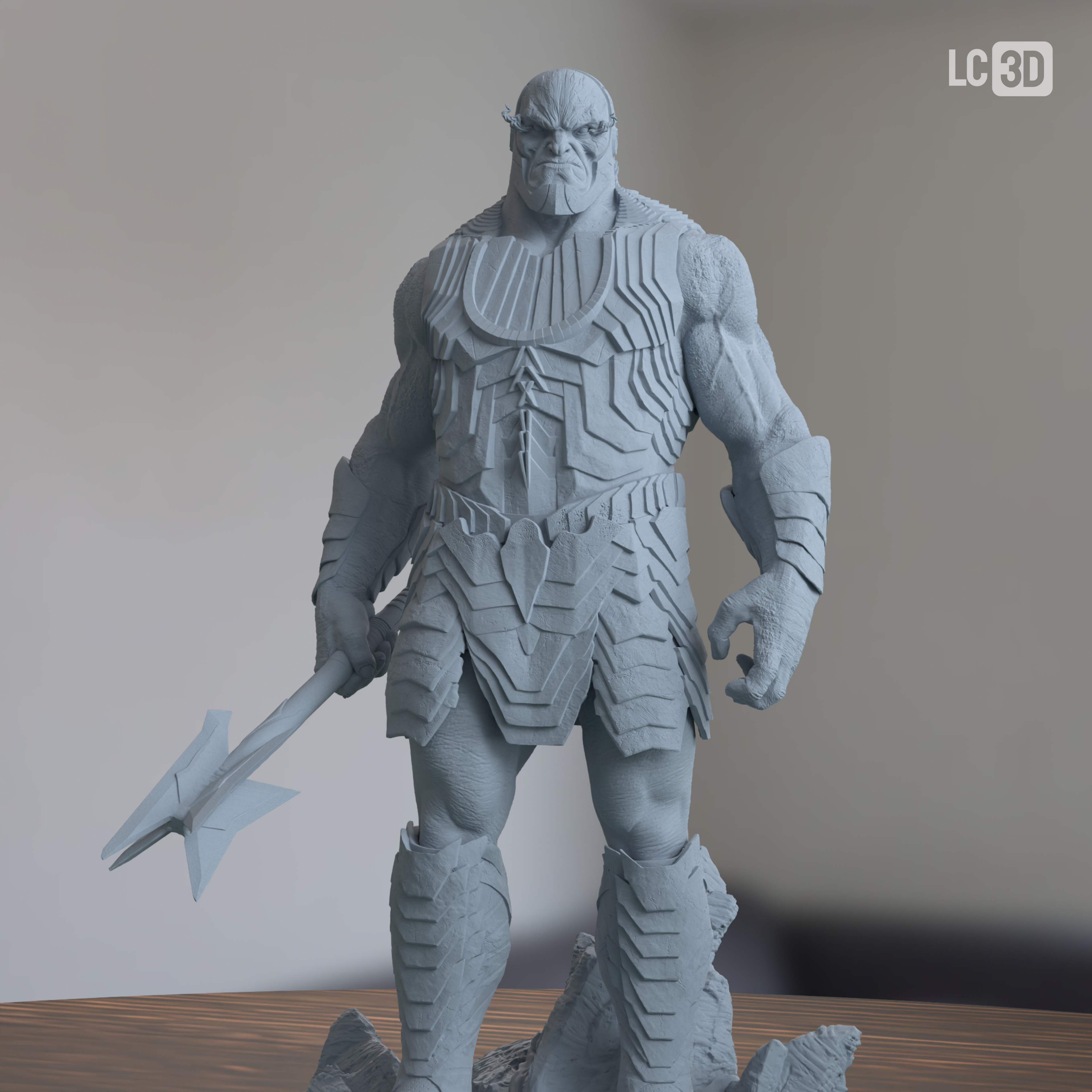 Darkseid DC Figure 3D Printed Resin Model Kit