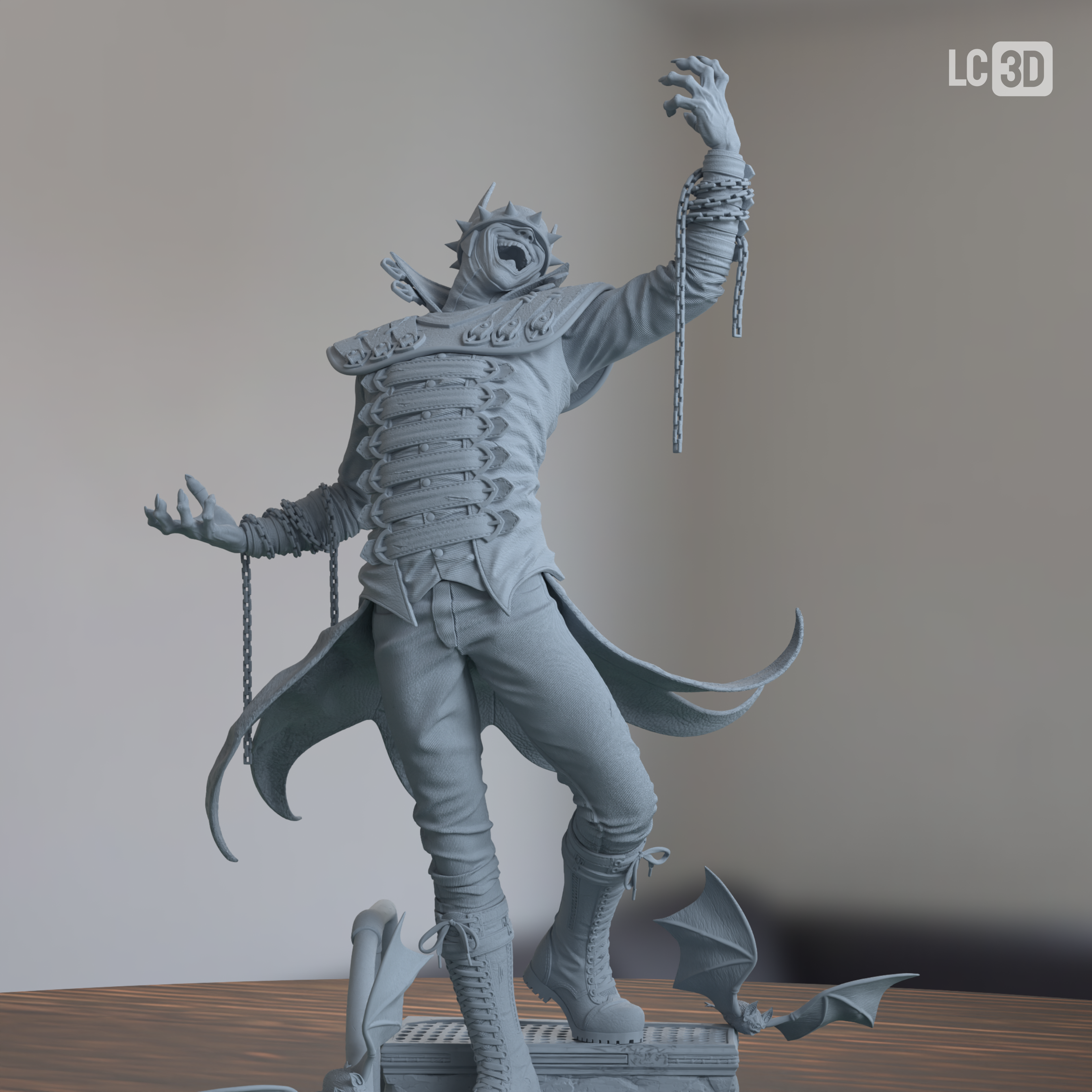 The Batman Who Laughs DC Figure 3D Printed Resin Model Kit