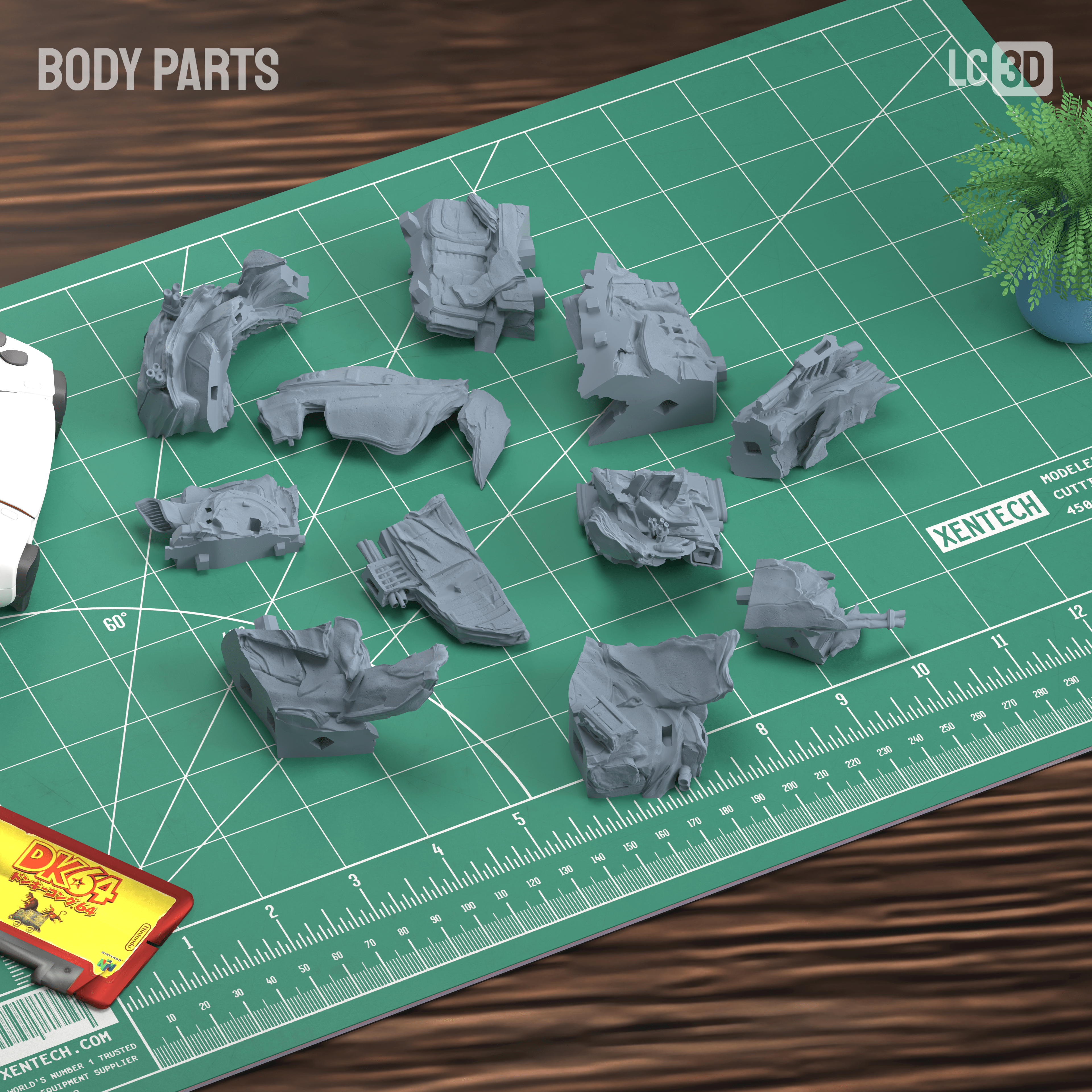 Saitama Vs Boros One Punch Man Figure 3D Printed Resin Model Kit