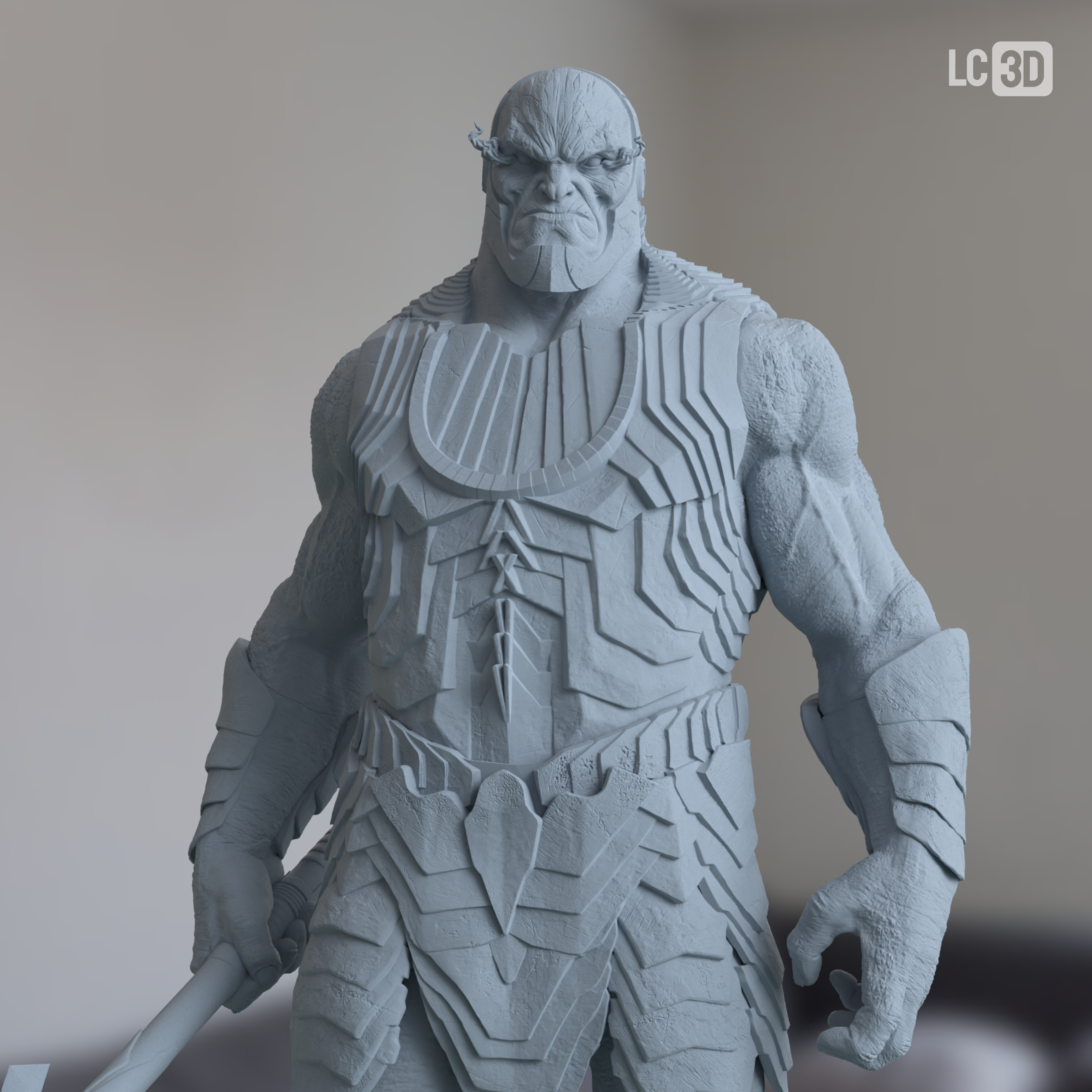 Darkseid DC Figure 3D Printed Resin Model Kit