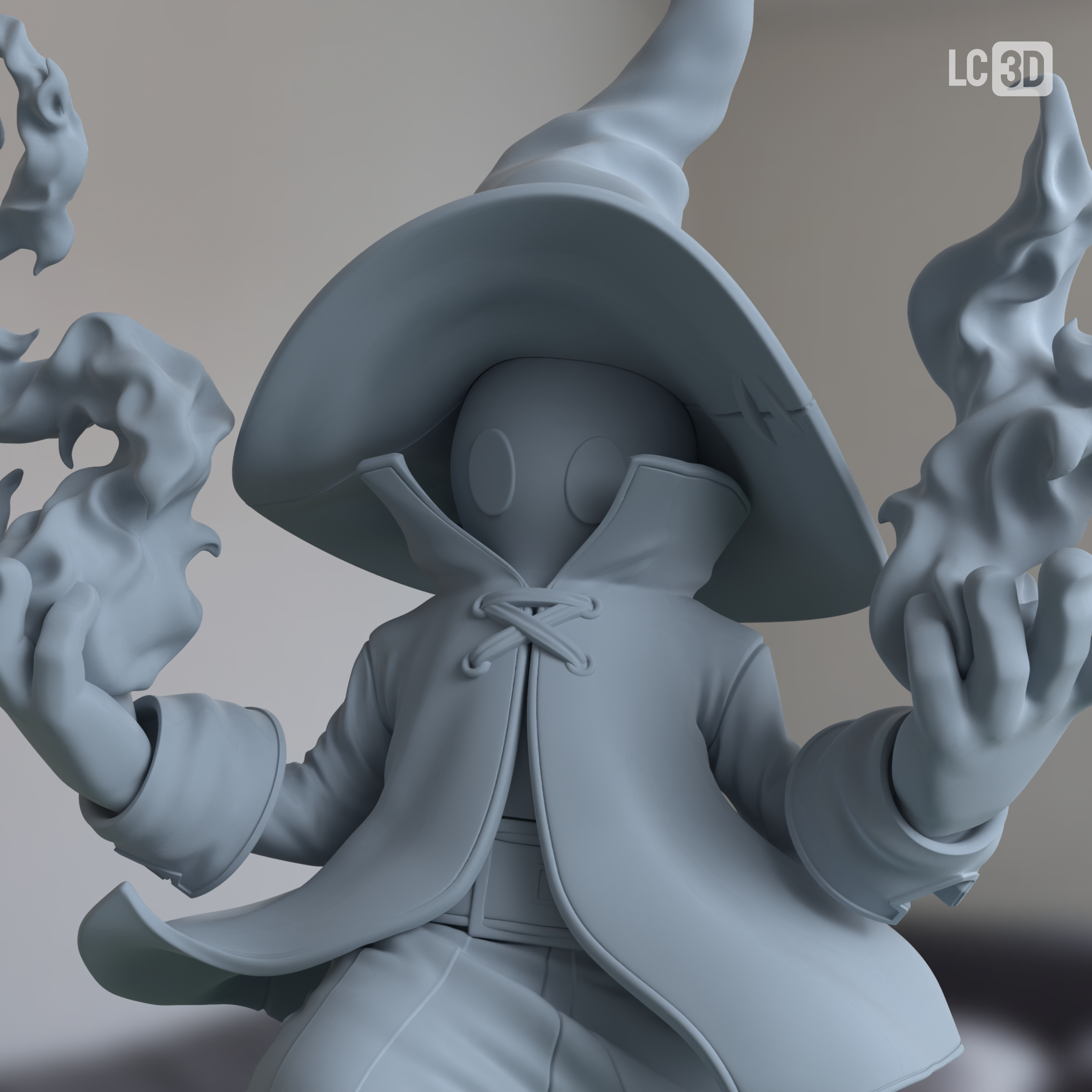 Vivi Final Fantasy Figure 3D Printed Resin Model Kit