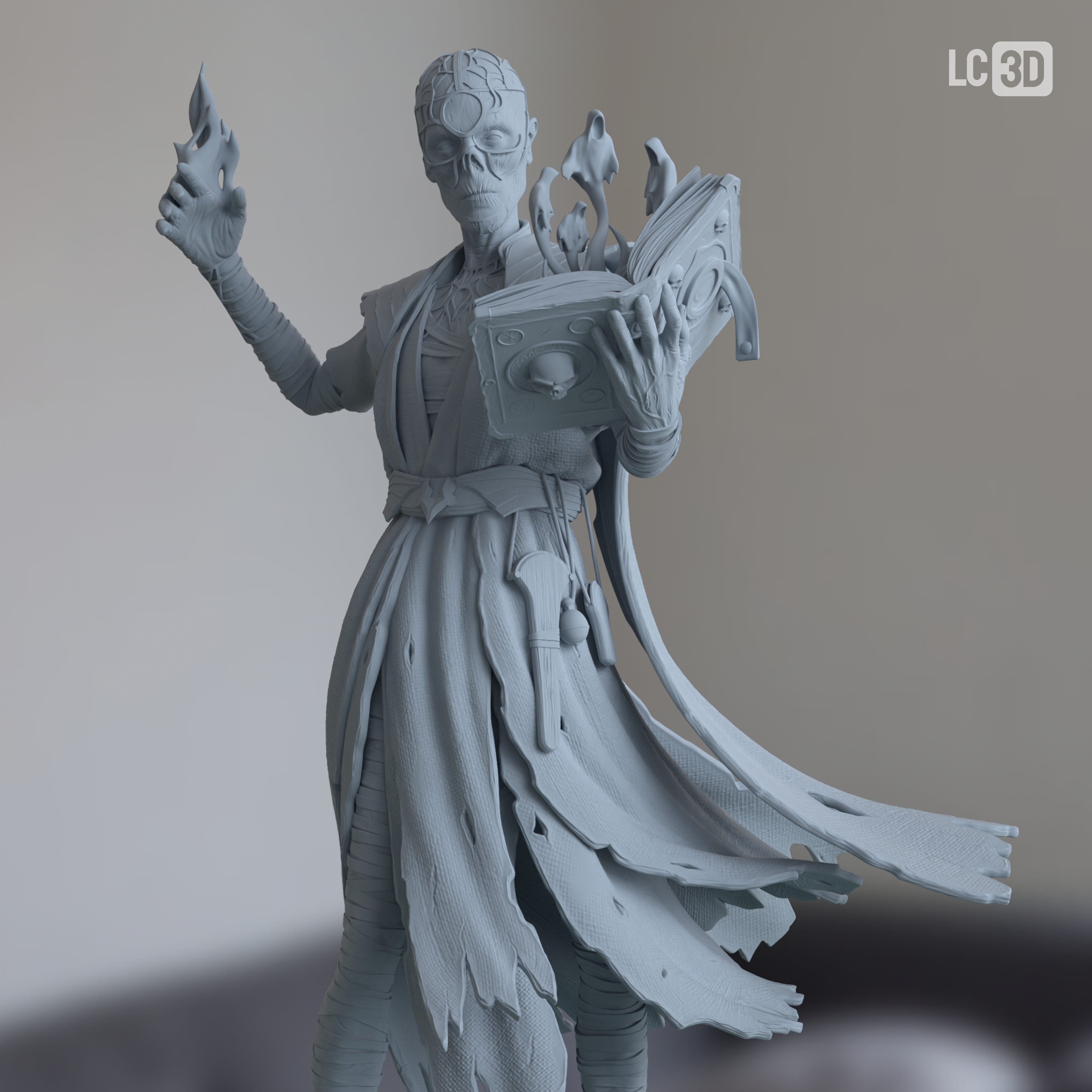 Withers Baldur's Gate 3 Figure 3D Printed Resin Model Kit