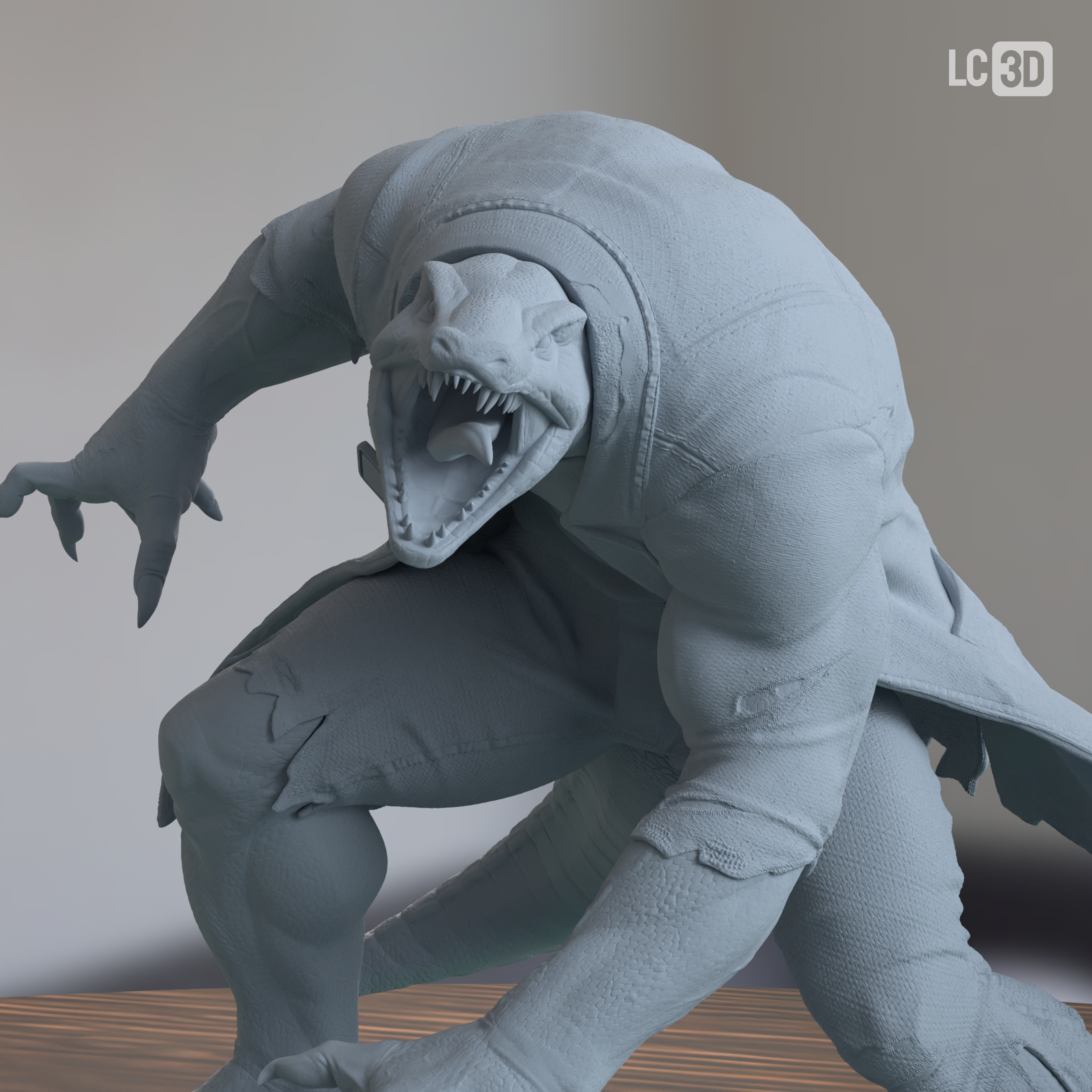 Dr. Curtis Connors The Amazing Spiderman Figure 3D Printed Resin Model Kit