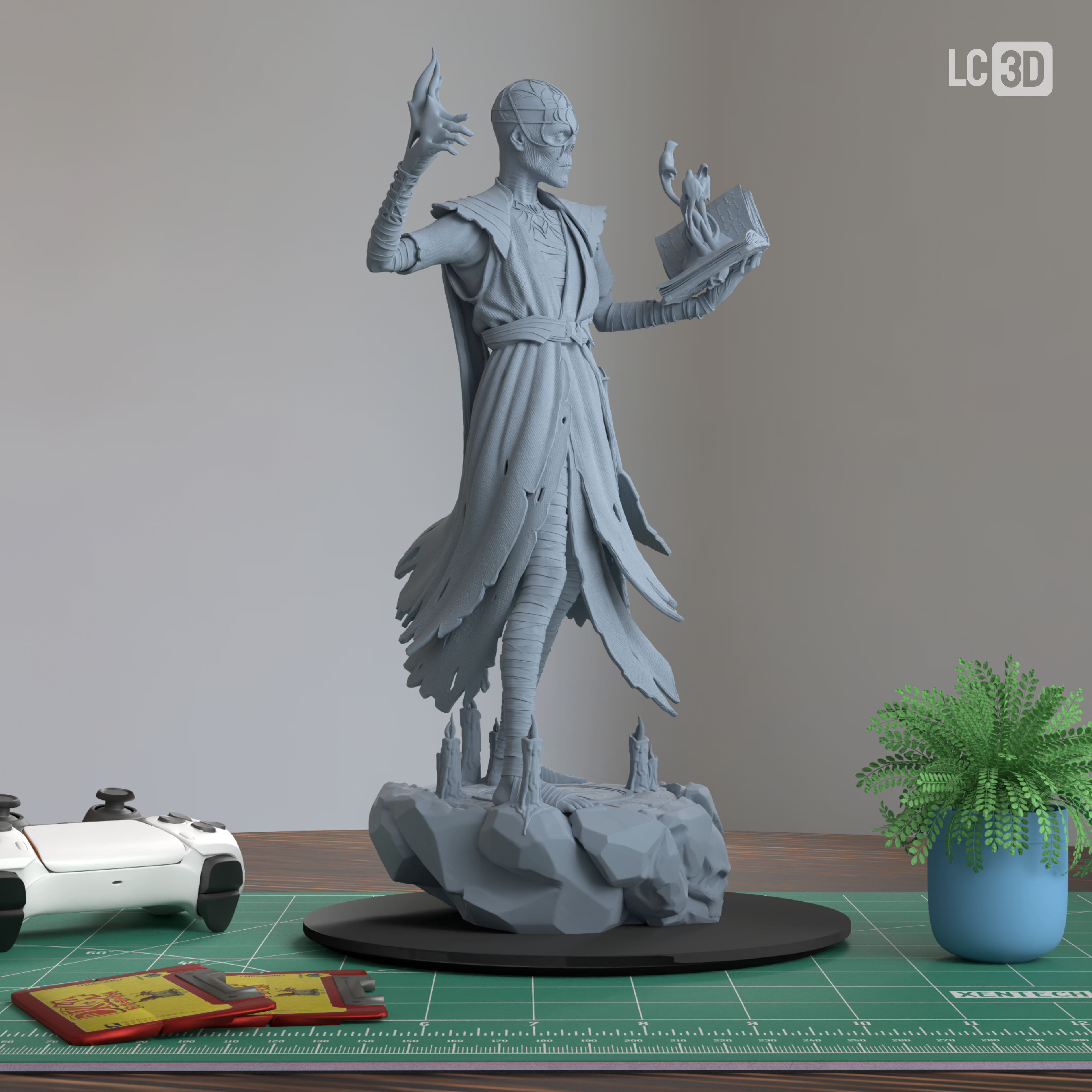 Withers Baldur's Gate 3 Figure 3D Printed Resin Model Kit