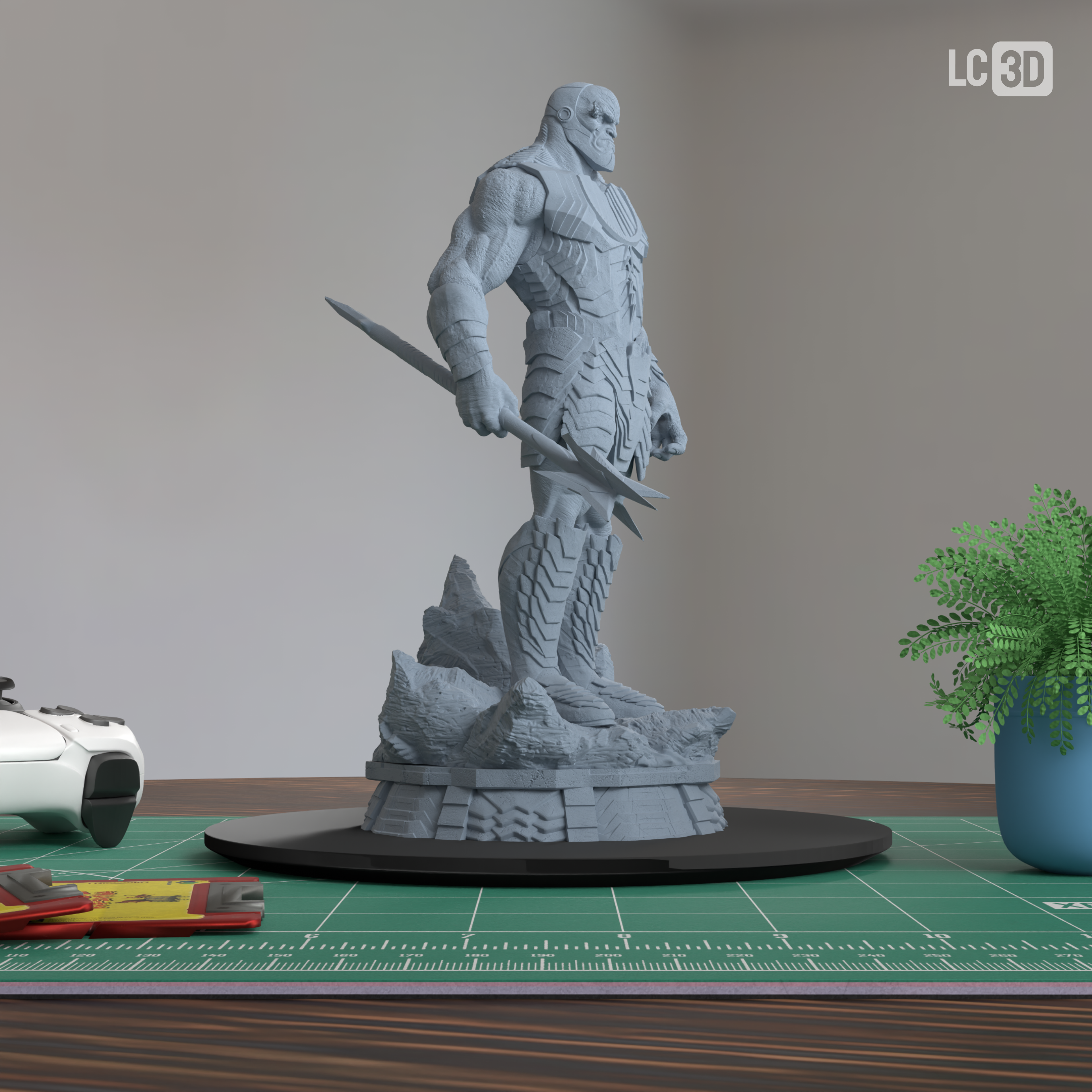 Darkseid DC Figure 3D Printed Resin Model Kit