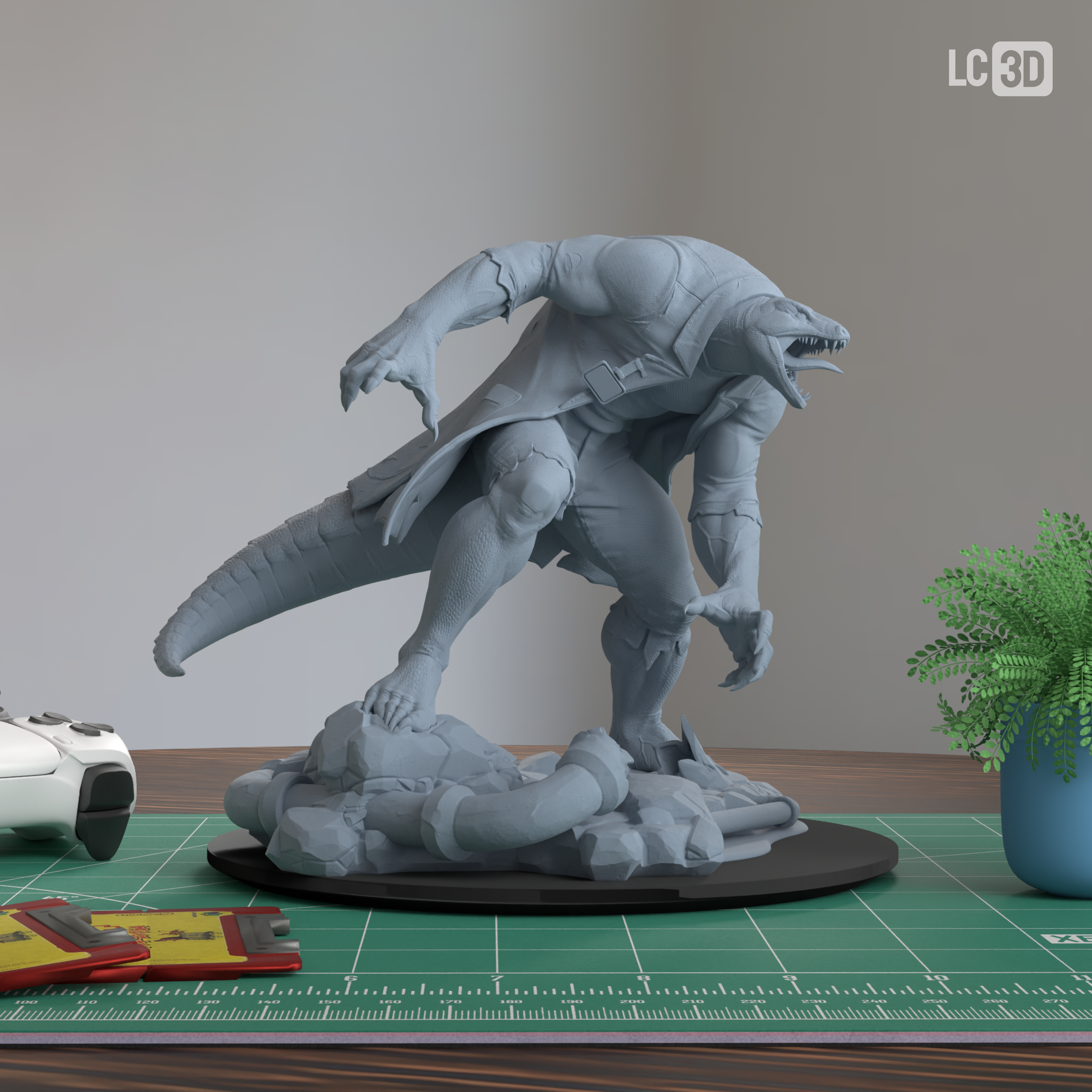 Dr. Curtis Connors The Amazing Spiderman Figure 3D Printed Resin Model Kit