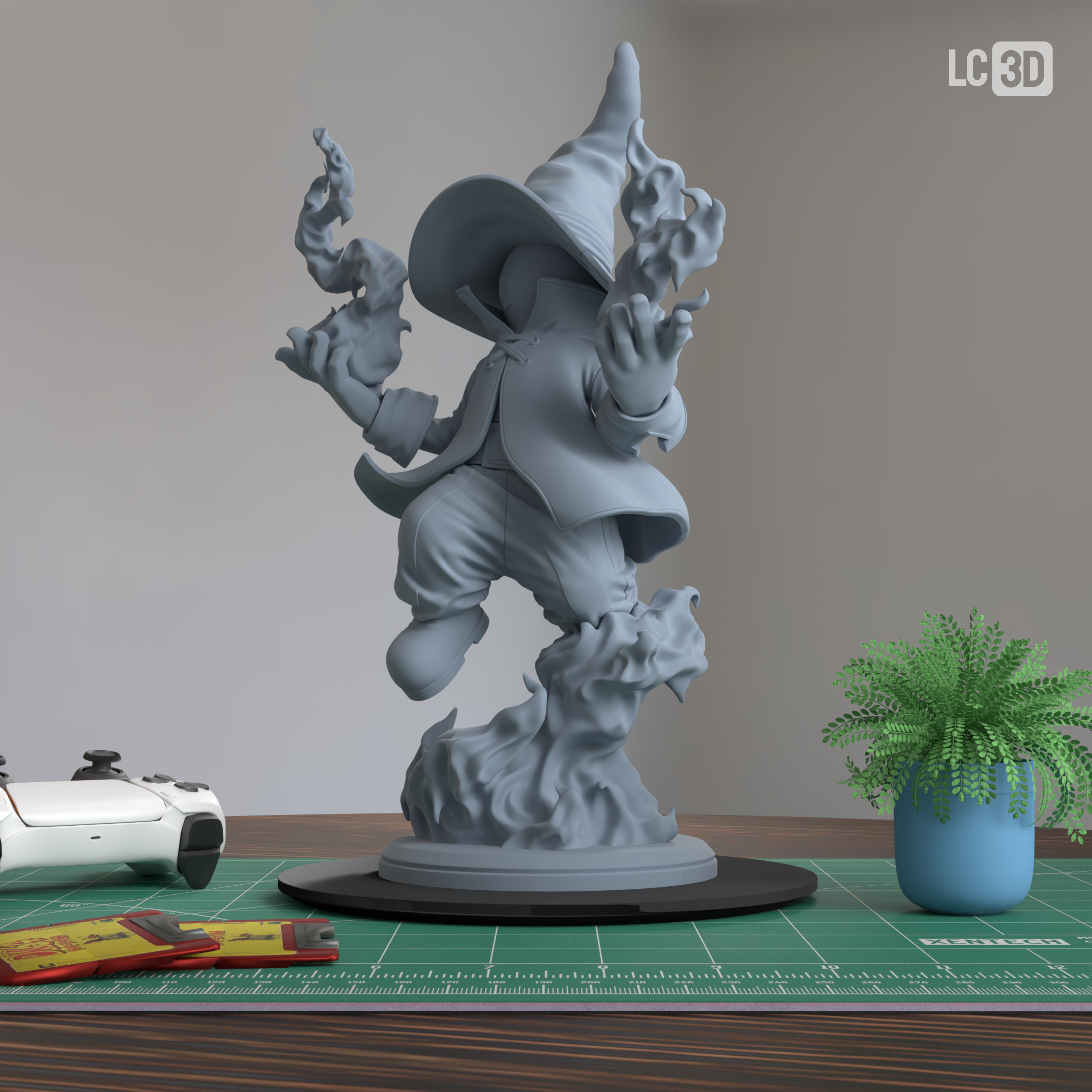 Vivi Final Fantasy Figure 3D Printed Resin Model Kit
