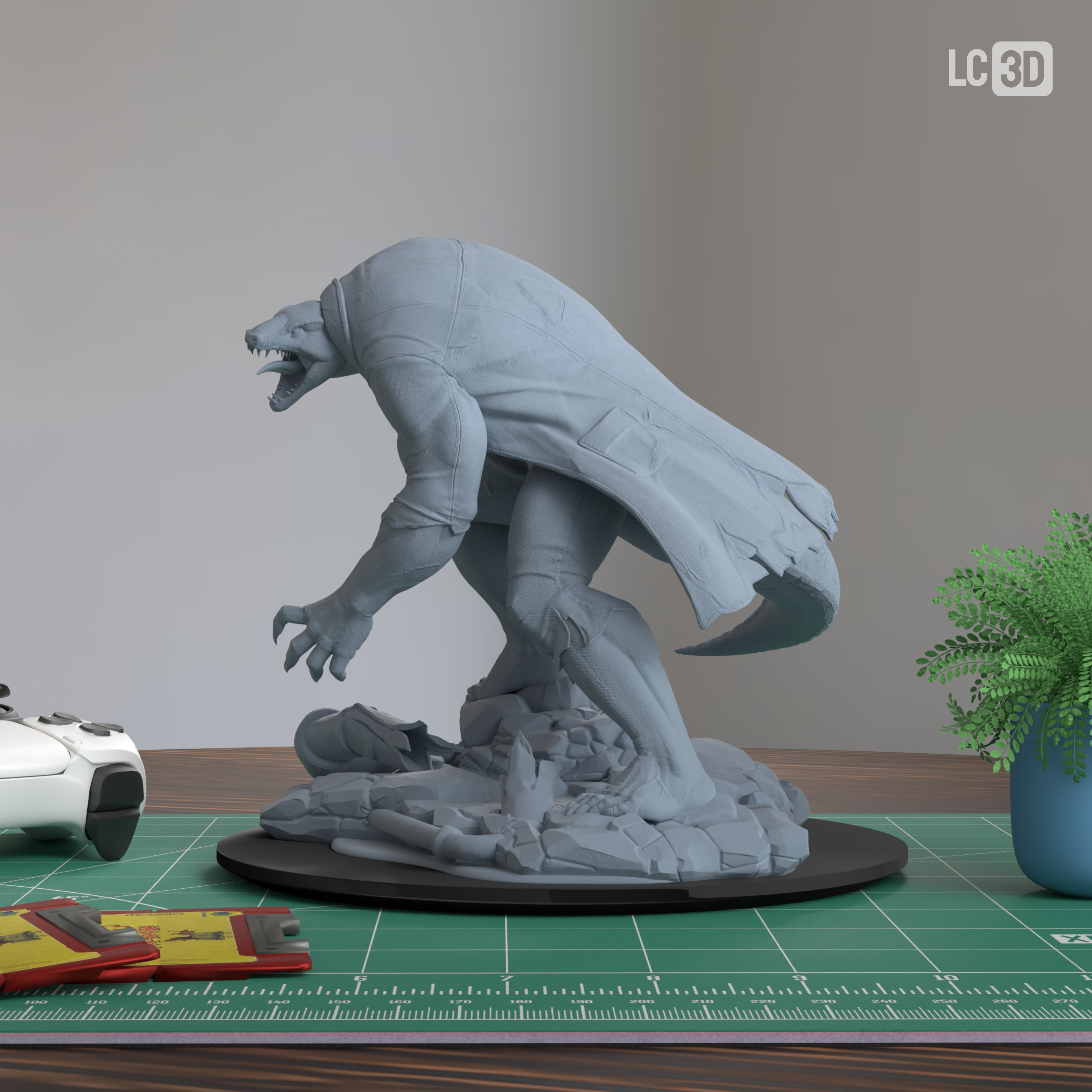 Dr. Curtis Connors The Amazing Spiderman Figure 3D Printed Resin Model Kit