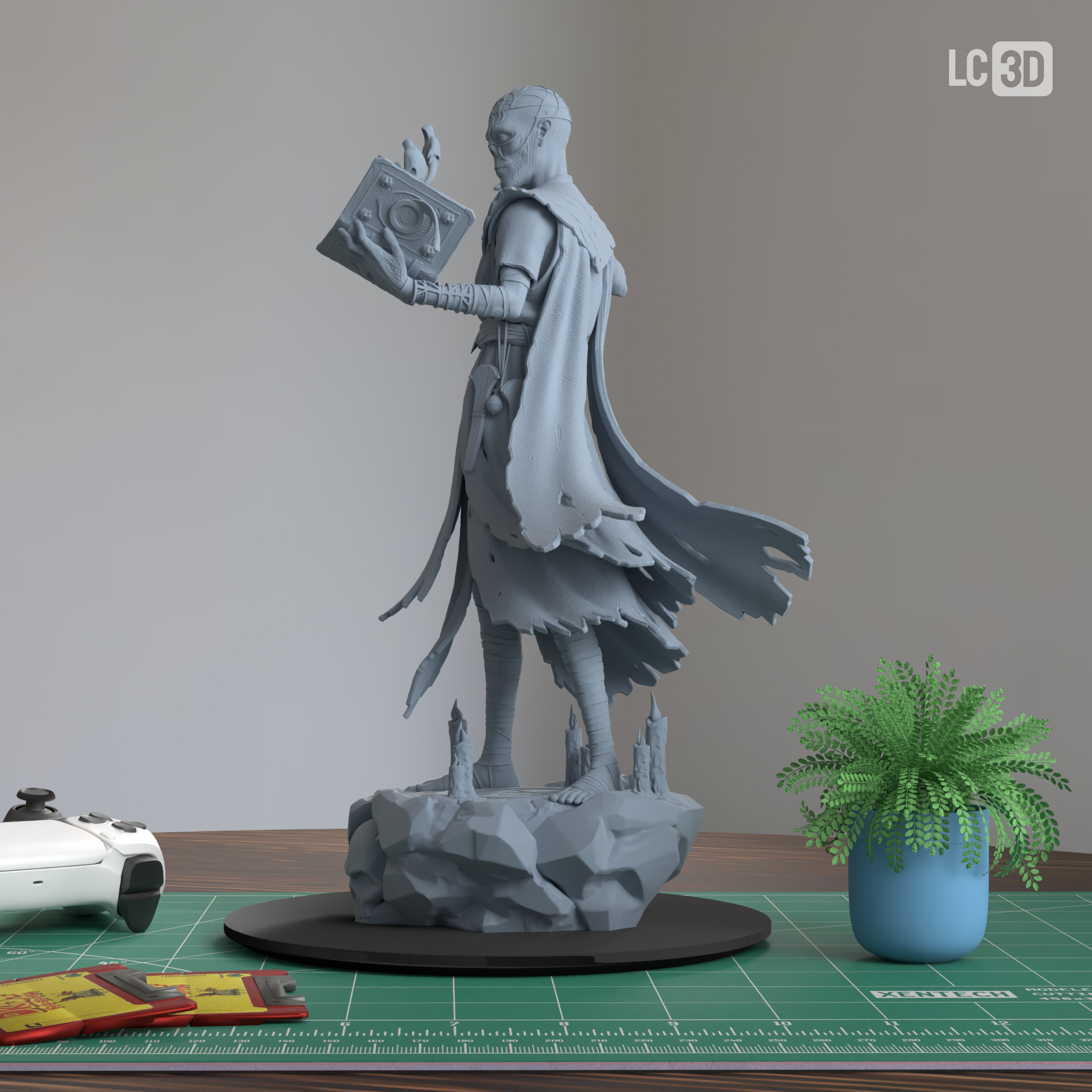 Withers Baldur's Gate 3 Figure 3D Printed Resin Model Kit