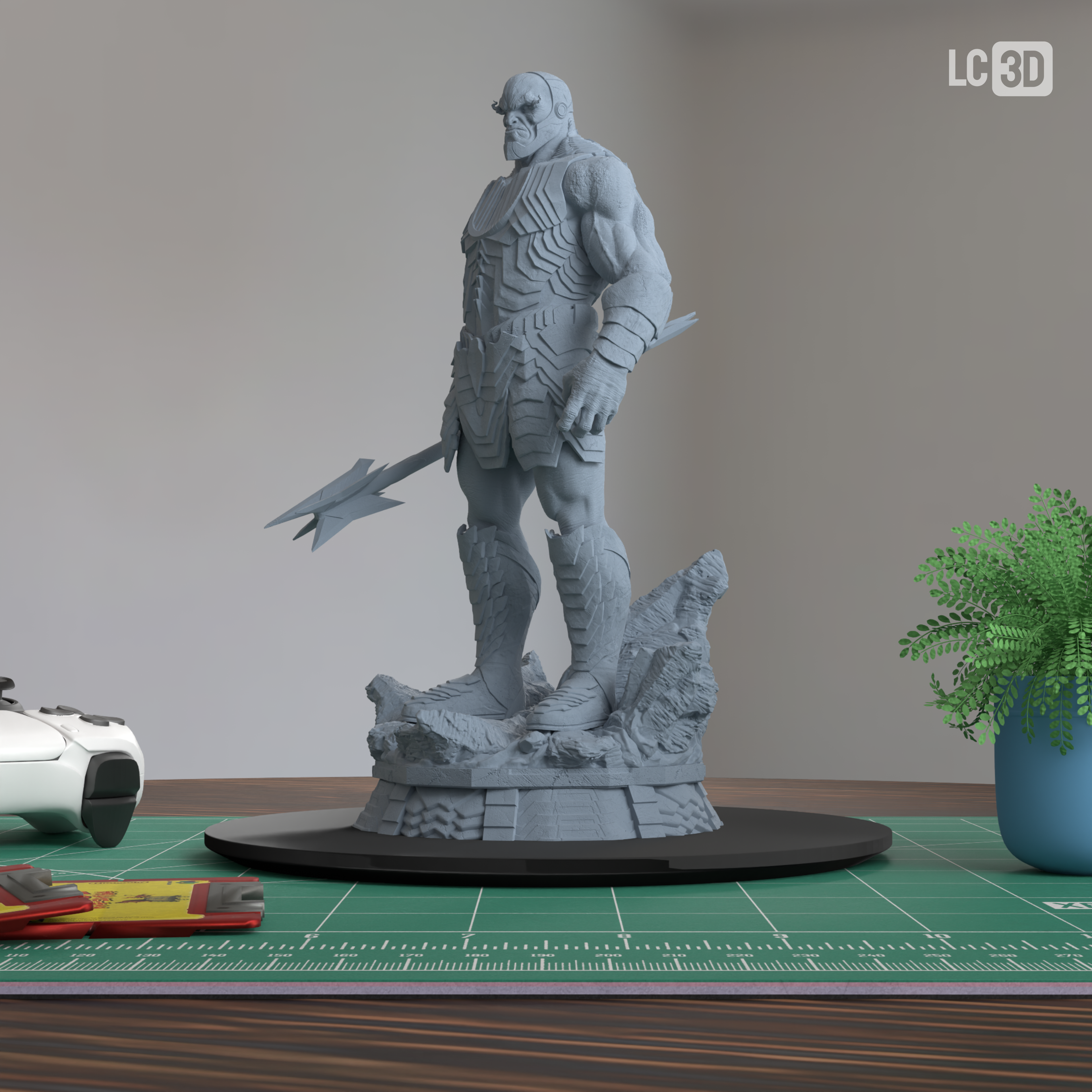 Darkseid DC Figure 3D Printed Resin Model Kit