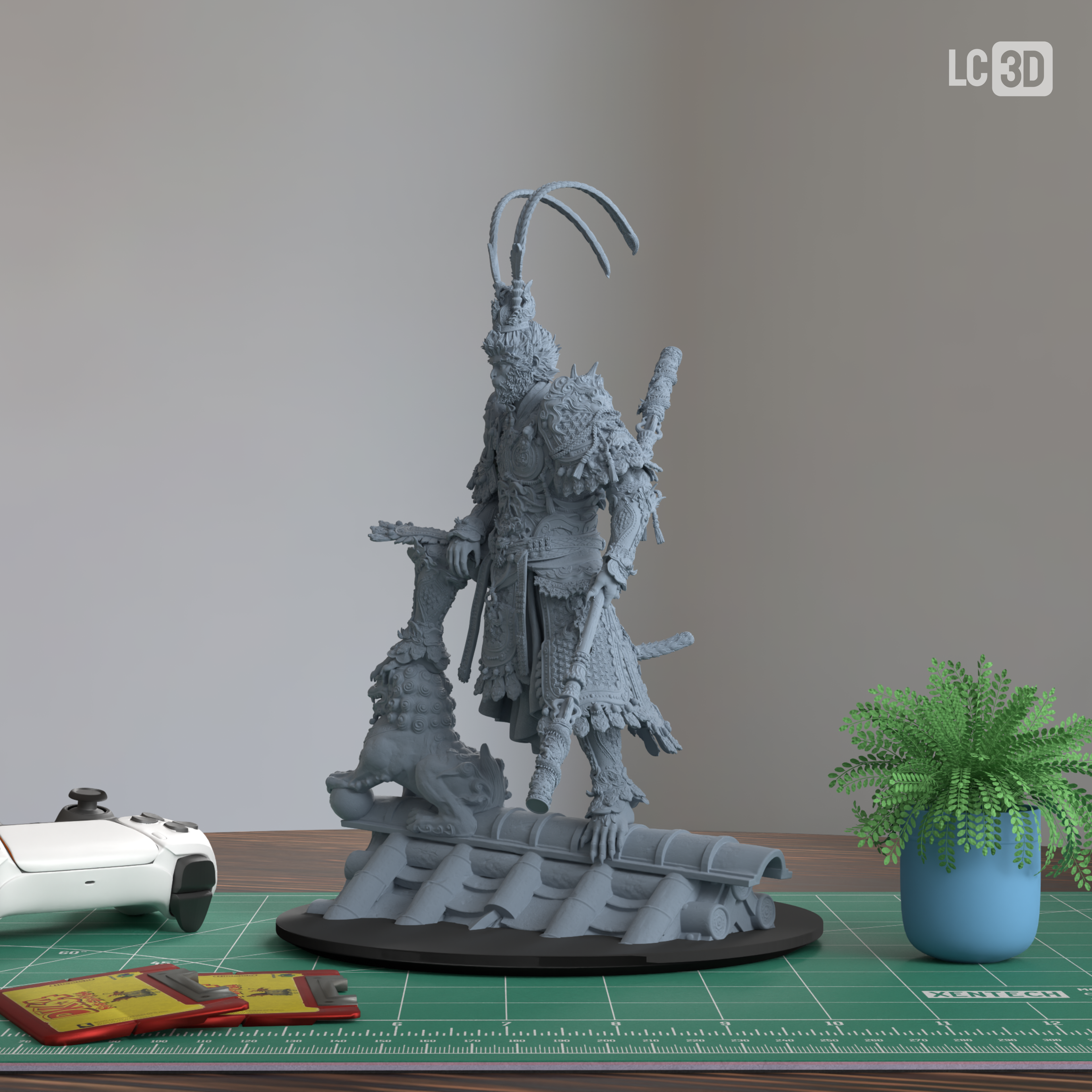 Sun Wukong Black Myth Wukong Figure 3D Printed Resin Model Kit