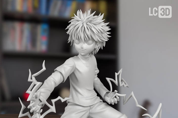 Killua Hunter x Hunter Figure 3D Printed Resin Model Kit