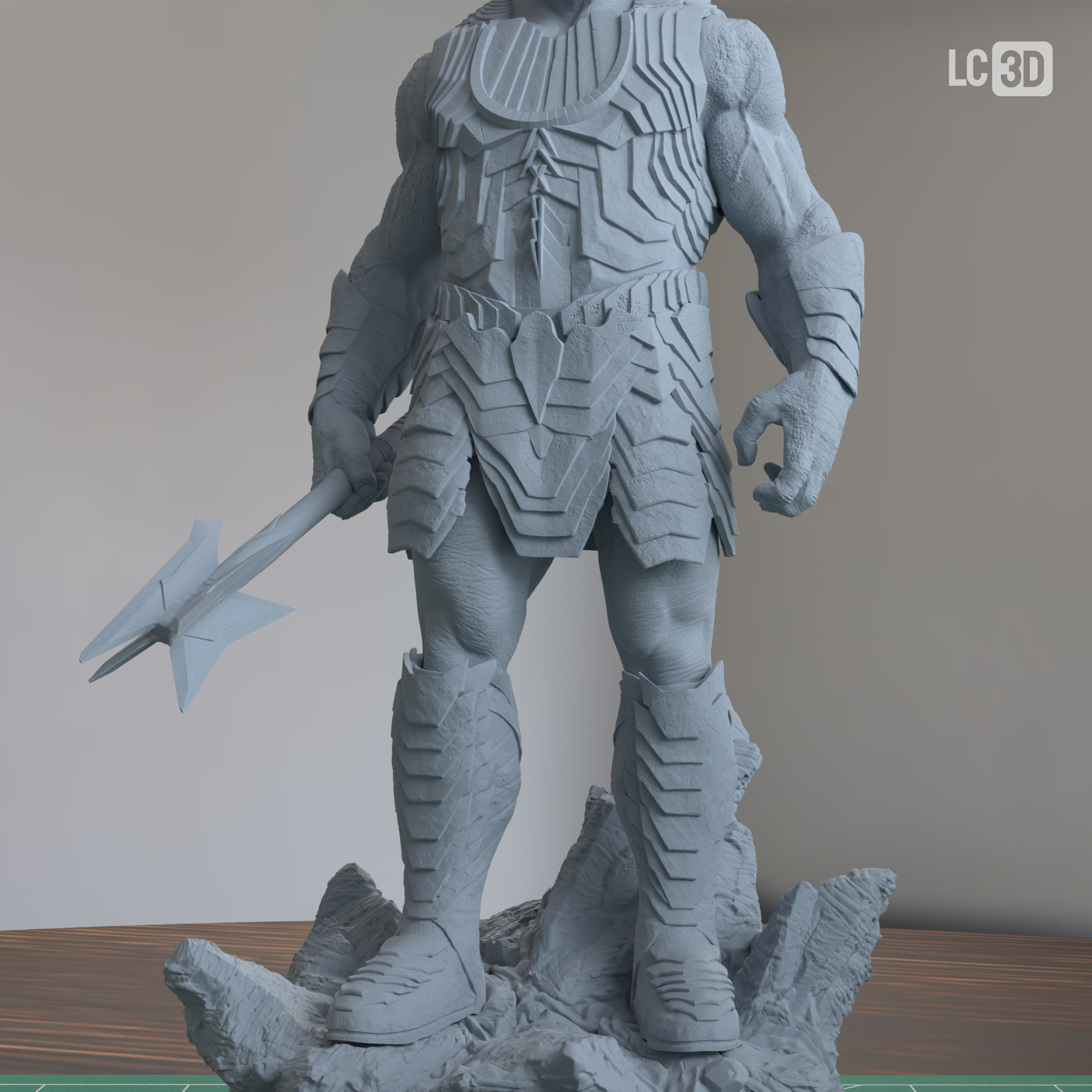 Darkseid DC Figure 3D Printed Resin Model Kit