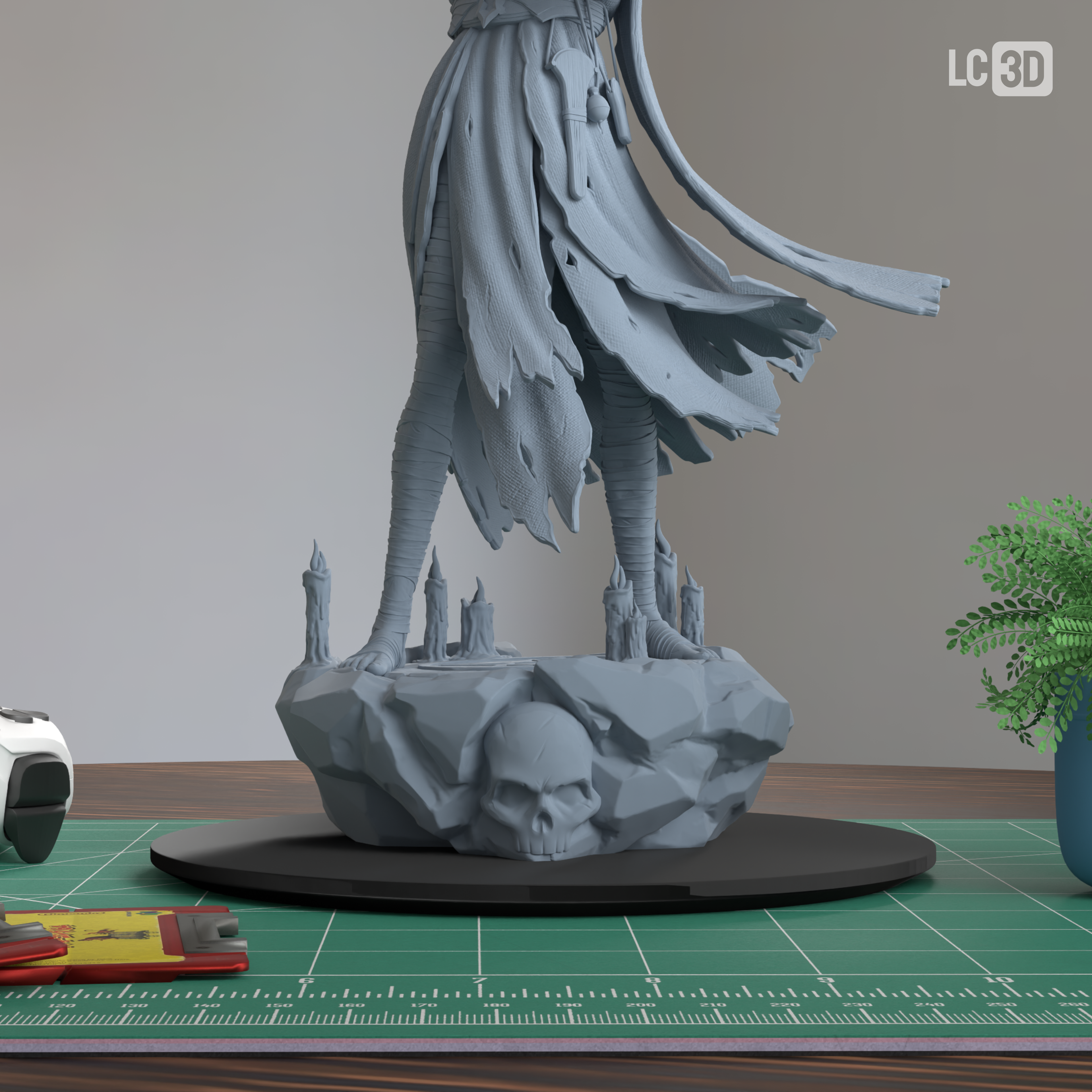 Withers Baldur's Gate 3 Figure 3D Printed Resin Model Kit