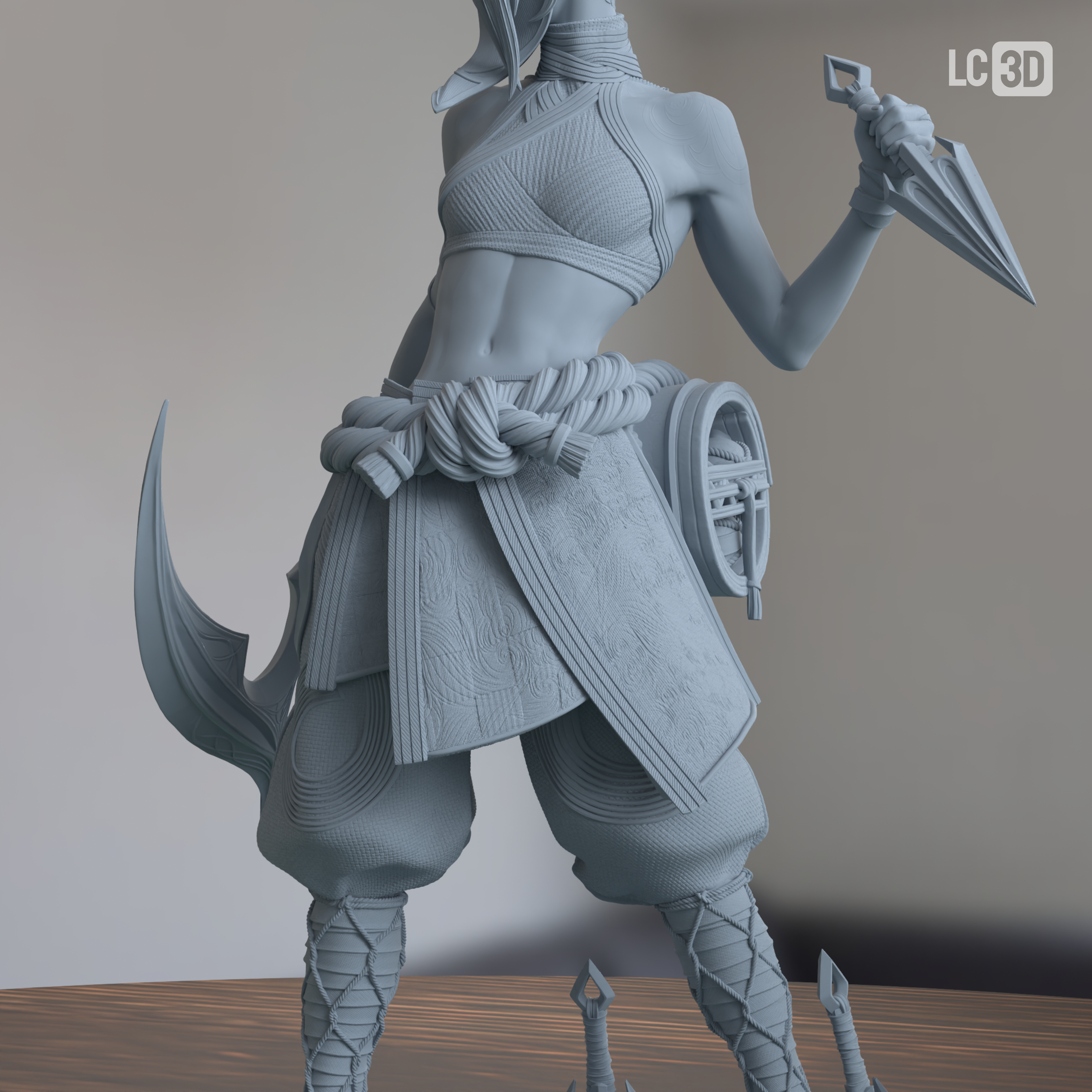 Akali League Of Legends Figure 3D Printed Resin Model Kit