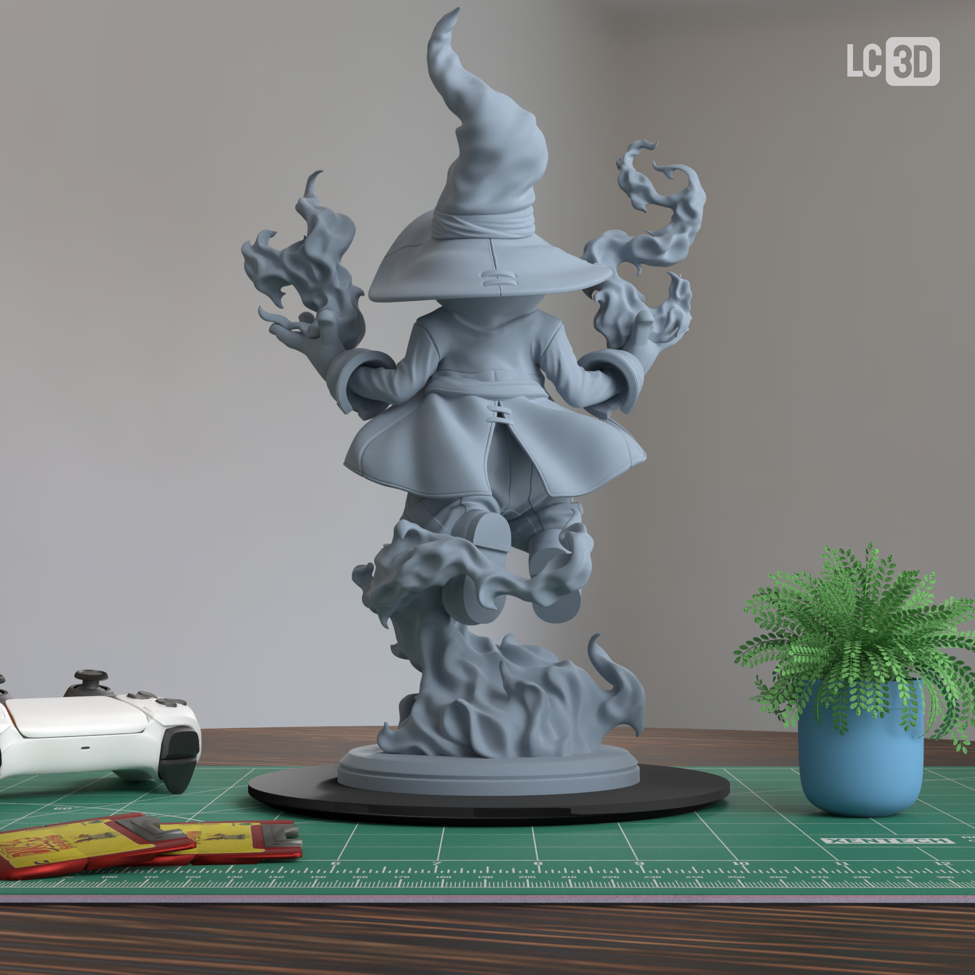 Vivi Final Fantasy Figure 3D Printed Resin Model Kit