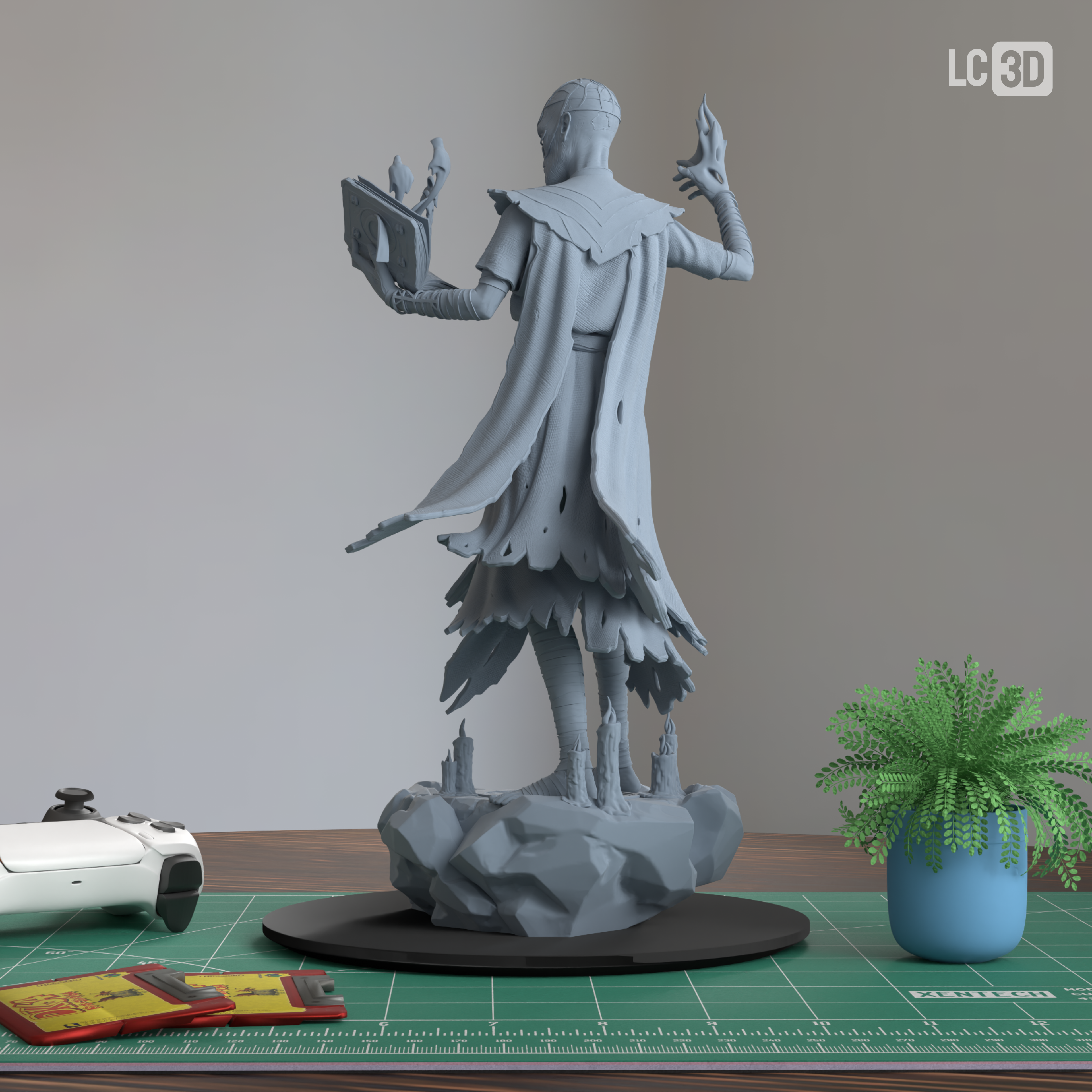 Withers Baldur's Gate 3 Figure 3D Printed Resin Model Kit