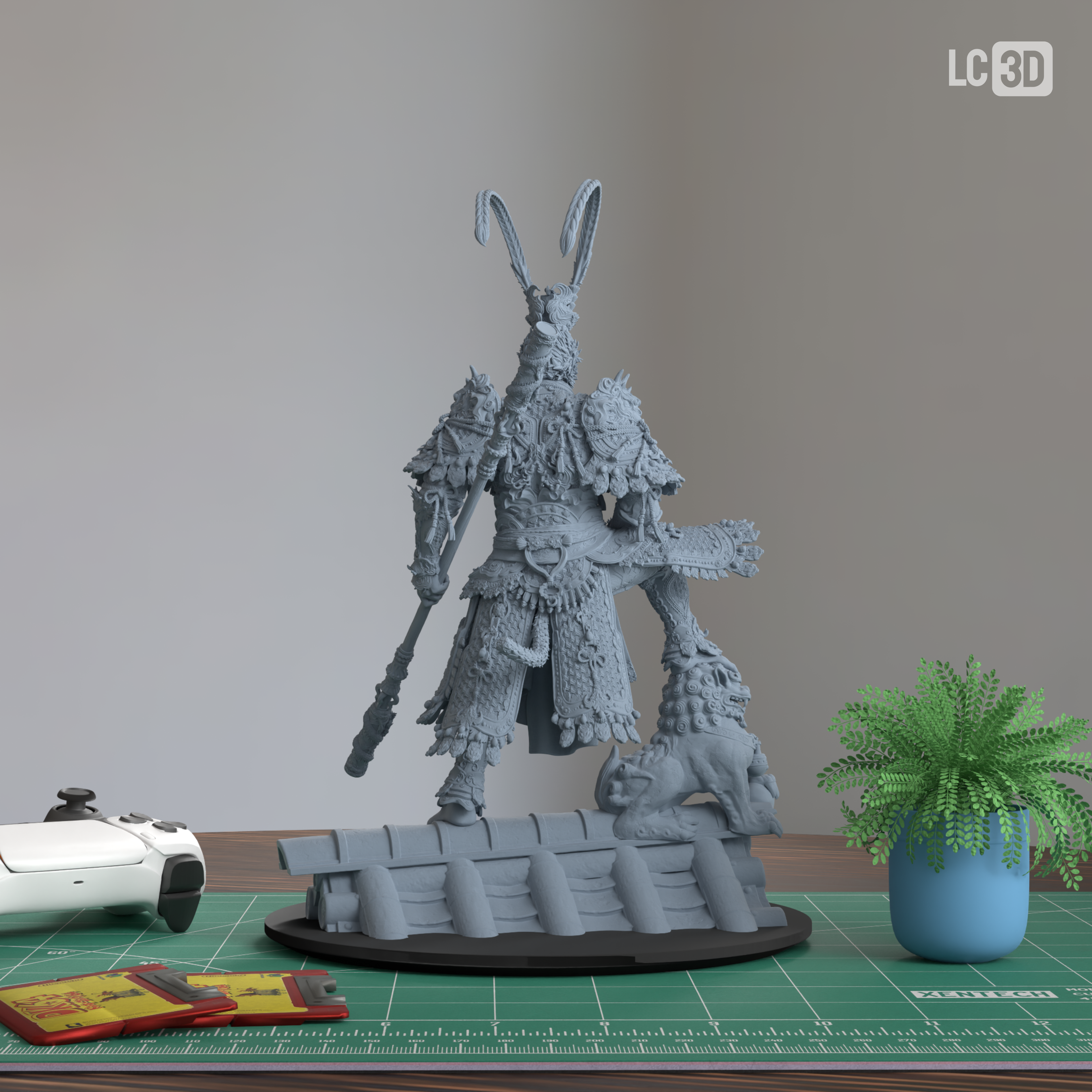 Sun Wukong Black Myth Wukong Figure 3D Printed Resin Model Kit