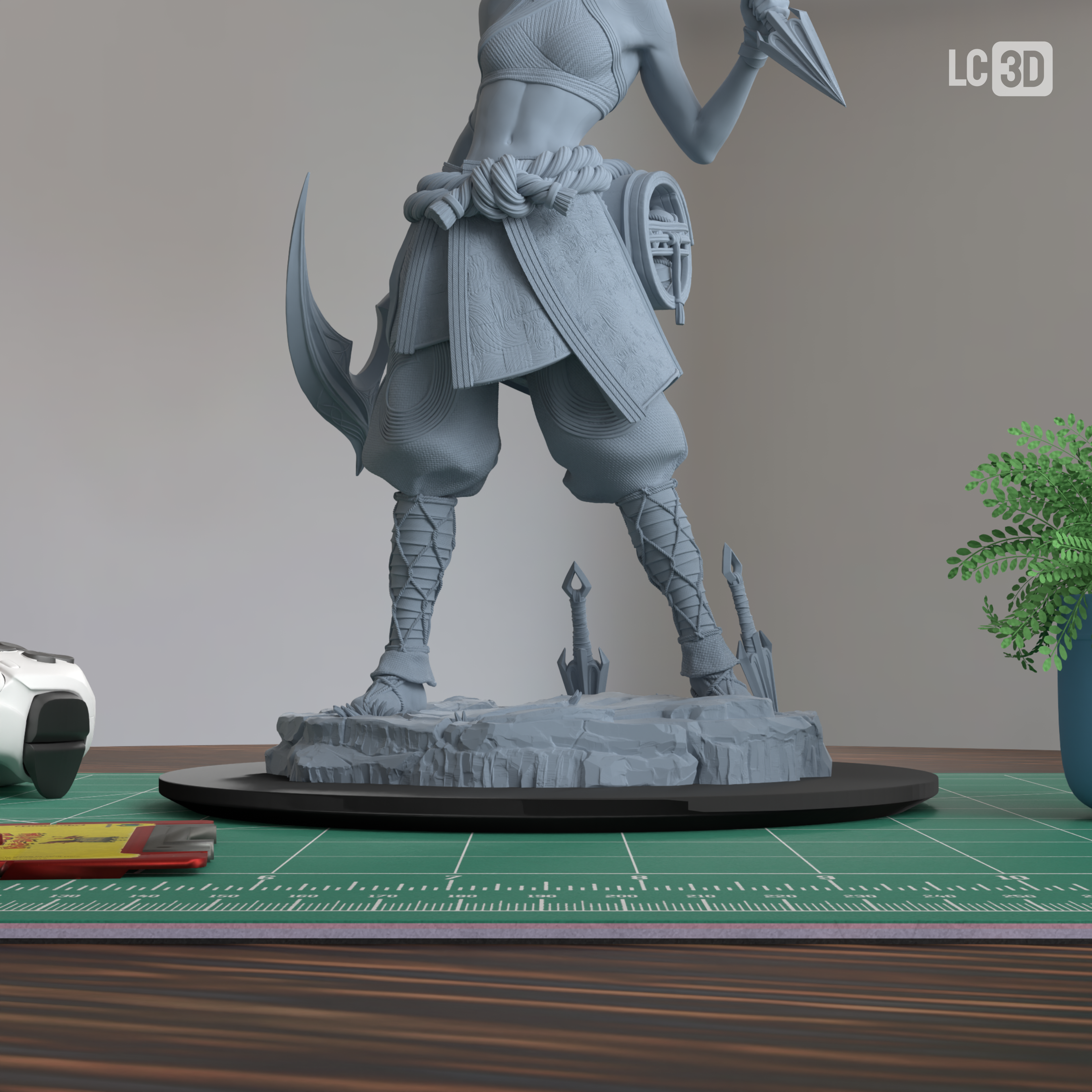 Akali League Of Legends Figure 3D Printed Resin Model Kit