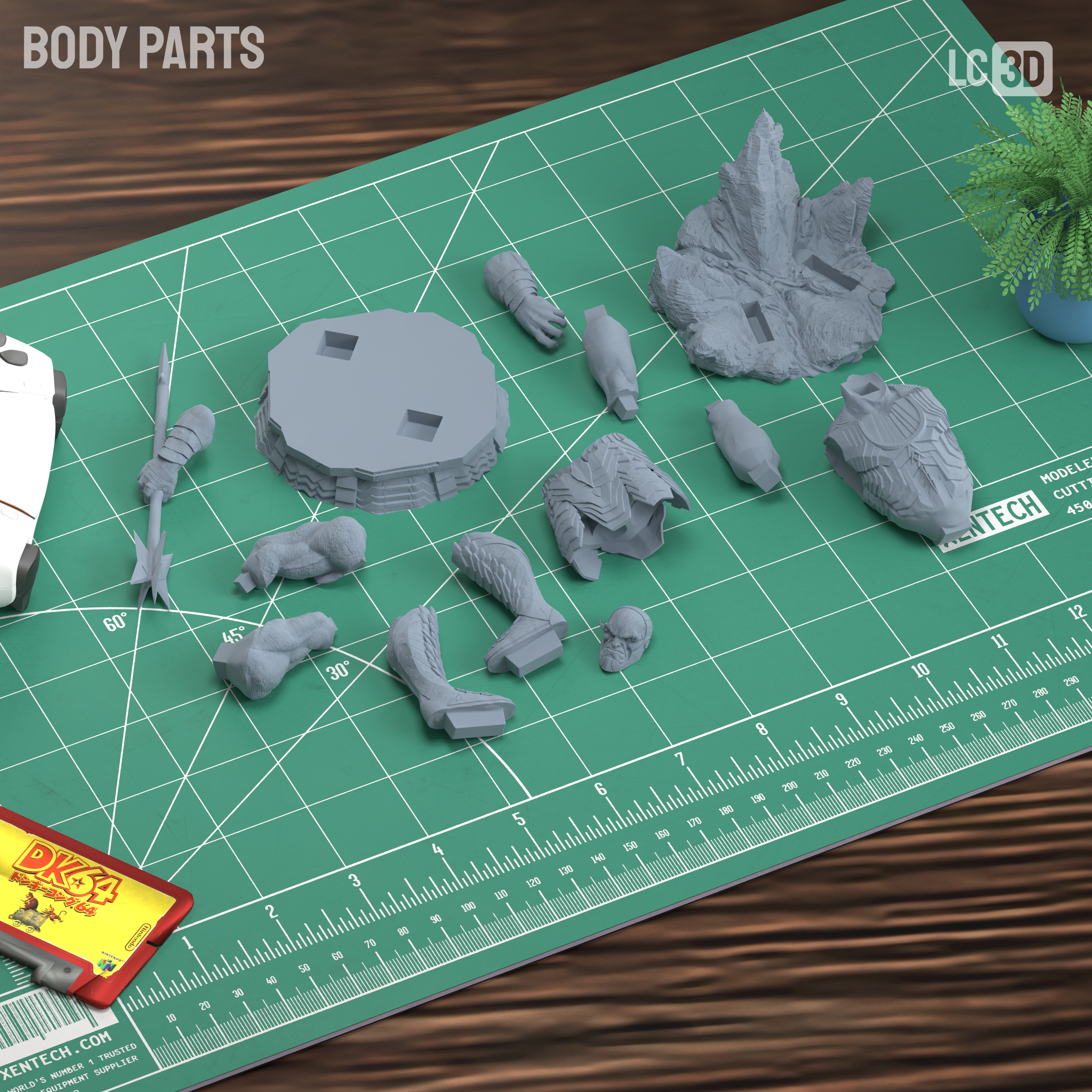 Darkseid DC Figure 3D Printed Resin Model Kit