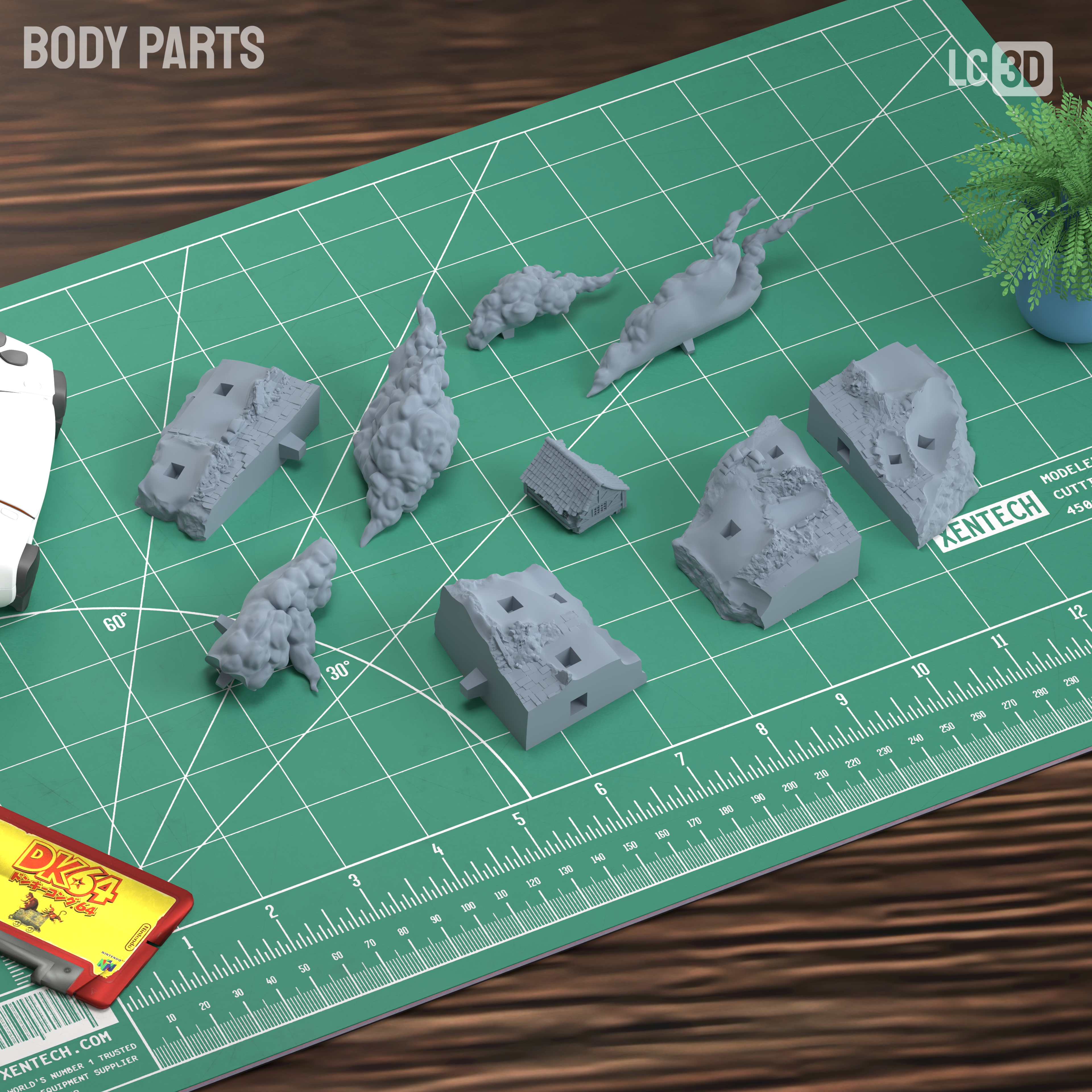 Armored Titan Attack On Titan Figure 3D Printed Resin Model Kit