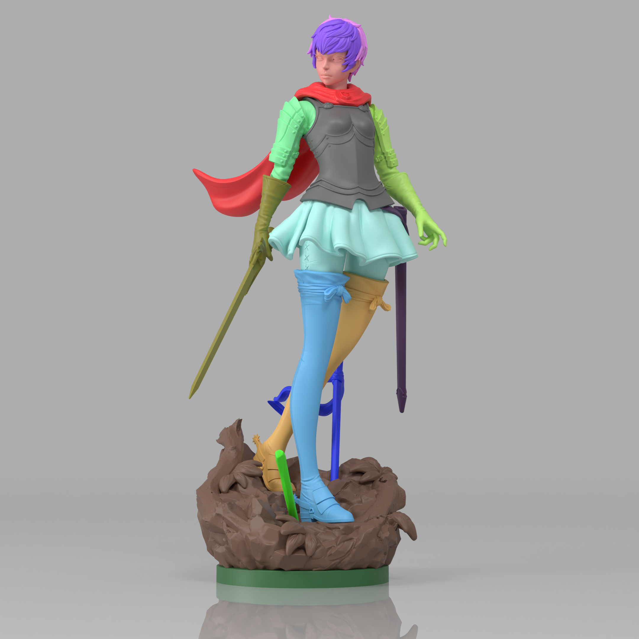 Casca Berserk Figure 3D Printed Resin Model Kit