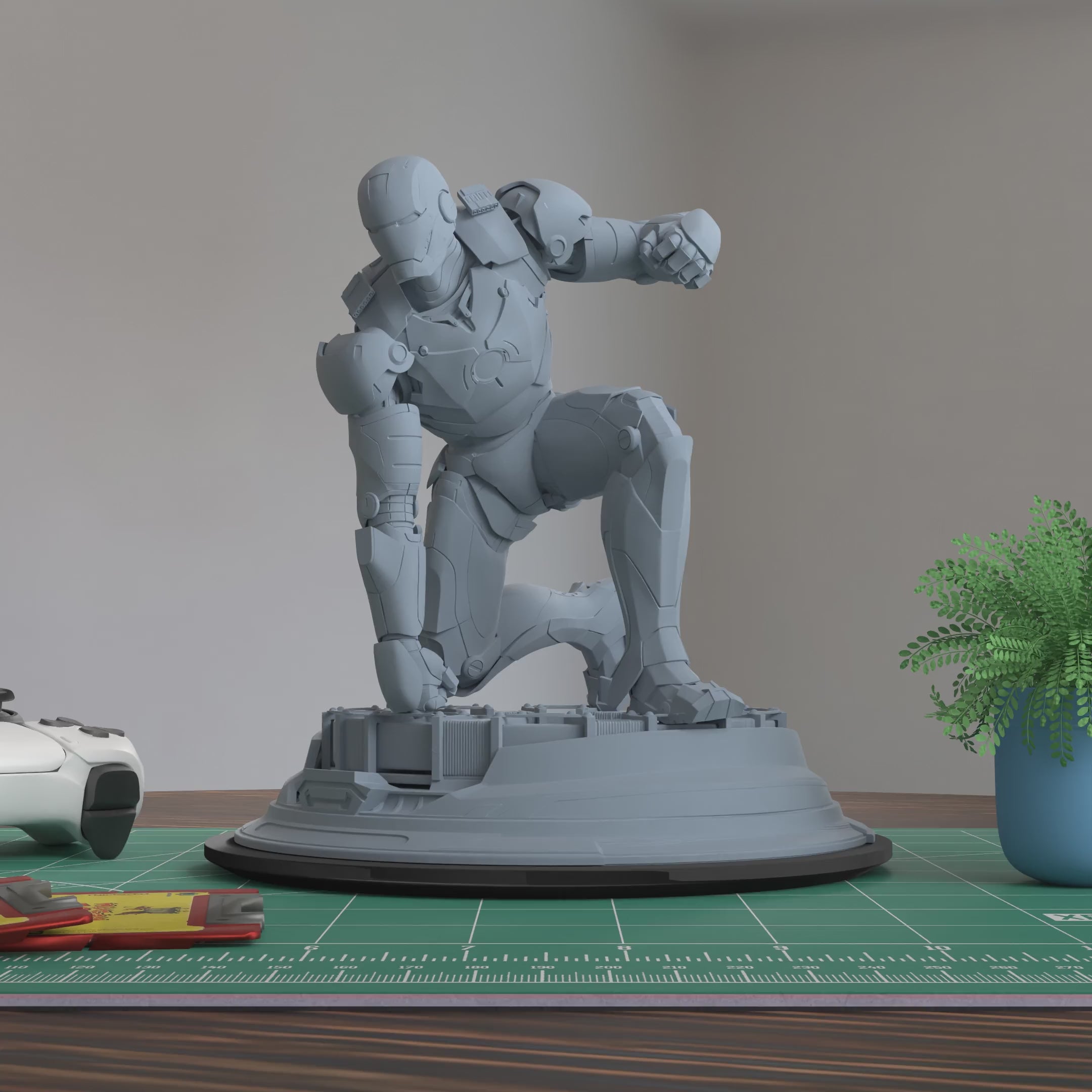 Ironman Marvel Avengers Figure 3D Printed Resin Model Kit