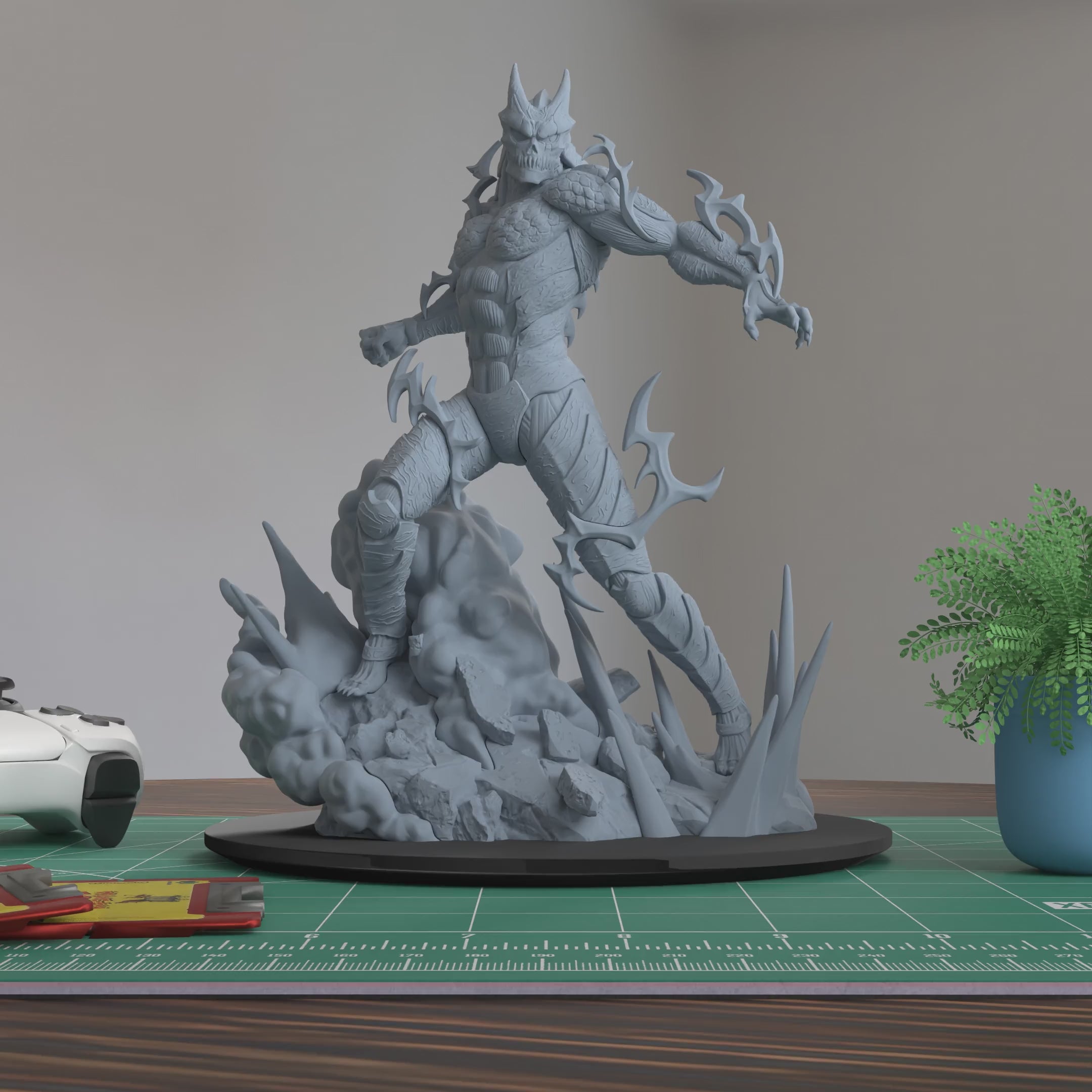 Kafka Hibino Kaiju No. 8 Figure 3D Printed Resin Model Kit