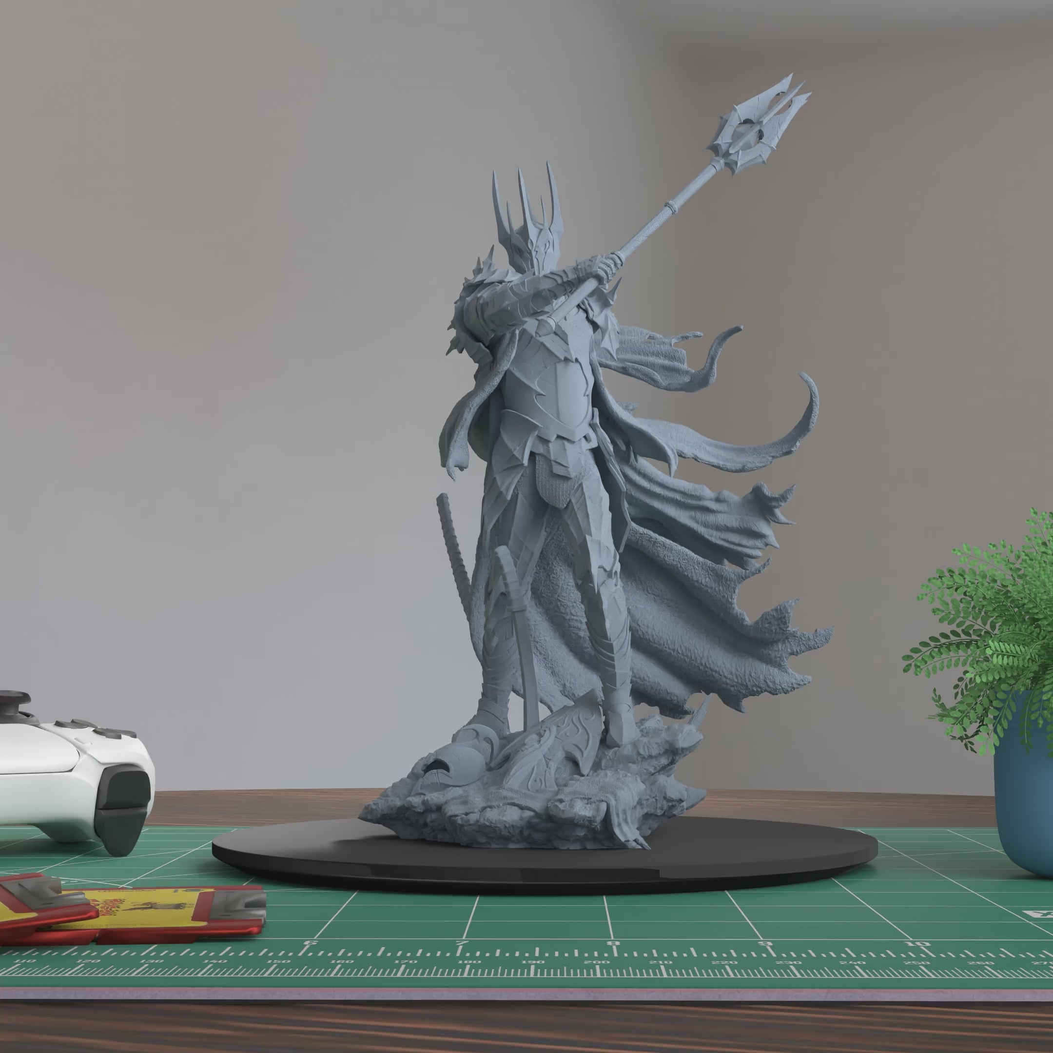 Sauron The Lord of the Rings Figure 3D Printed Resin Model Kit