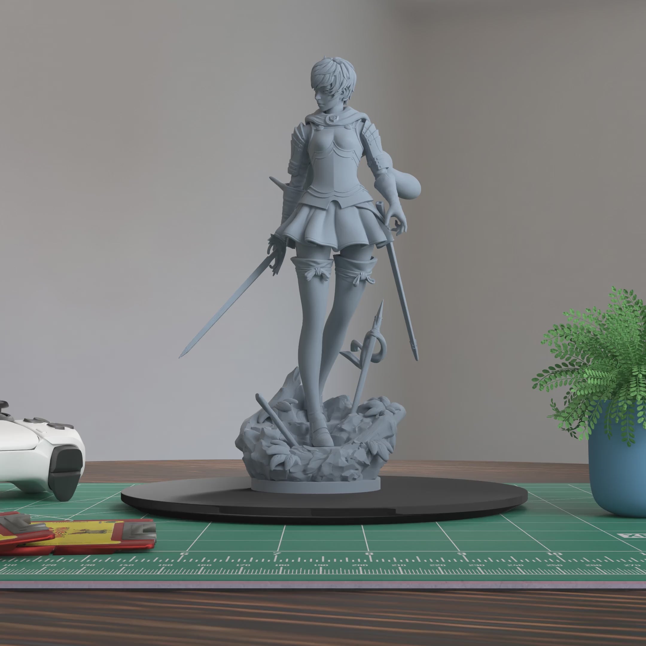 Casca Berserk Figure 3D Printed Resin Model Kit