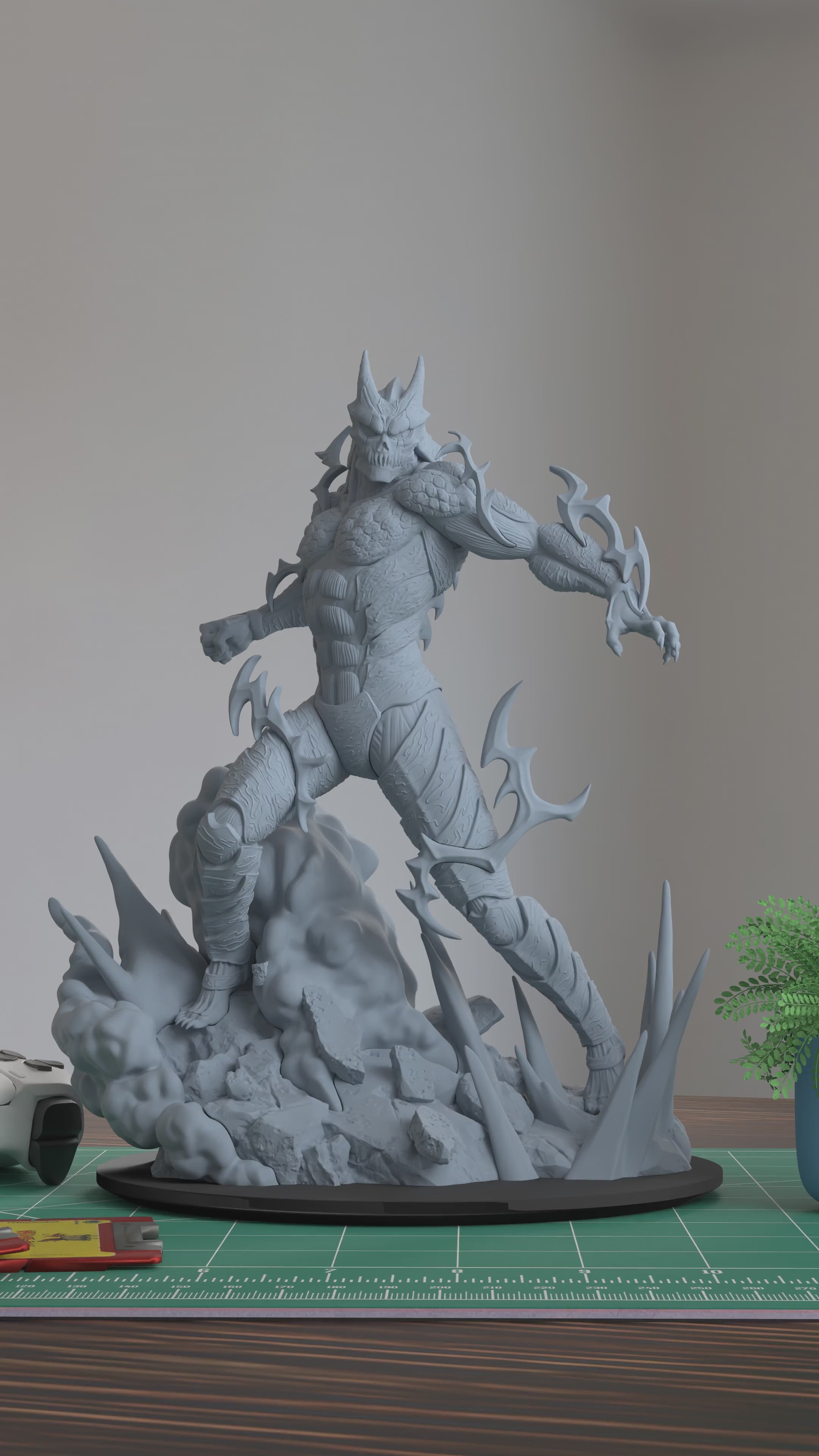 Kafka Hibino Kaiju No. 8 Figure 3D Printed Resin Model Kit