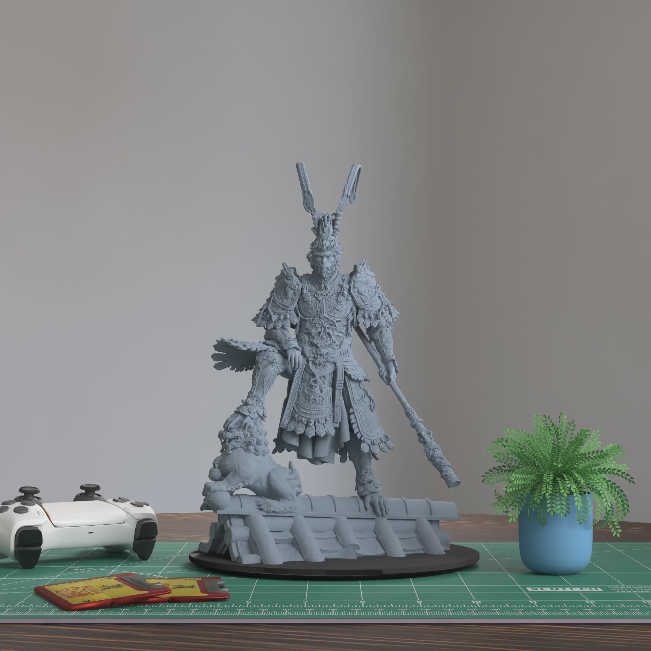 Sun Wukong Black Myth Wukong Figure 3D Printed Resin Model Kit