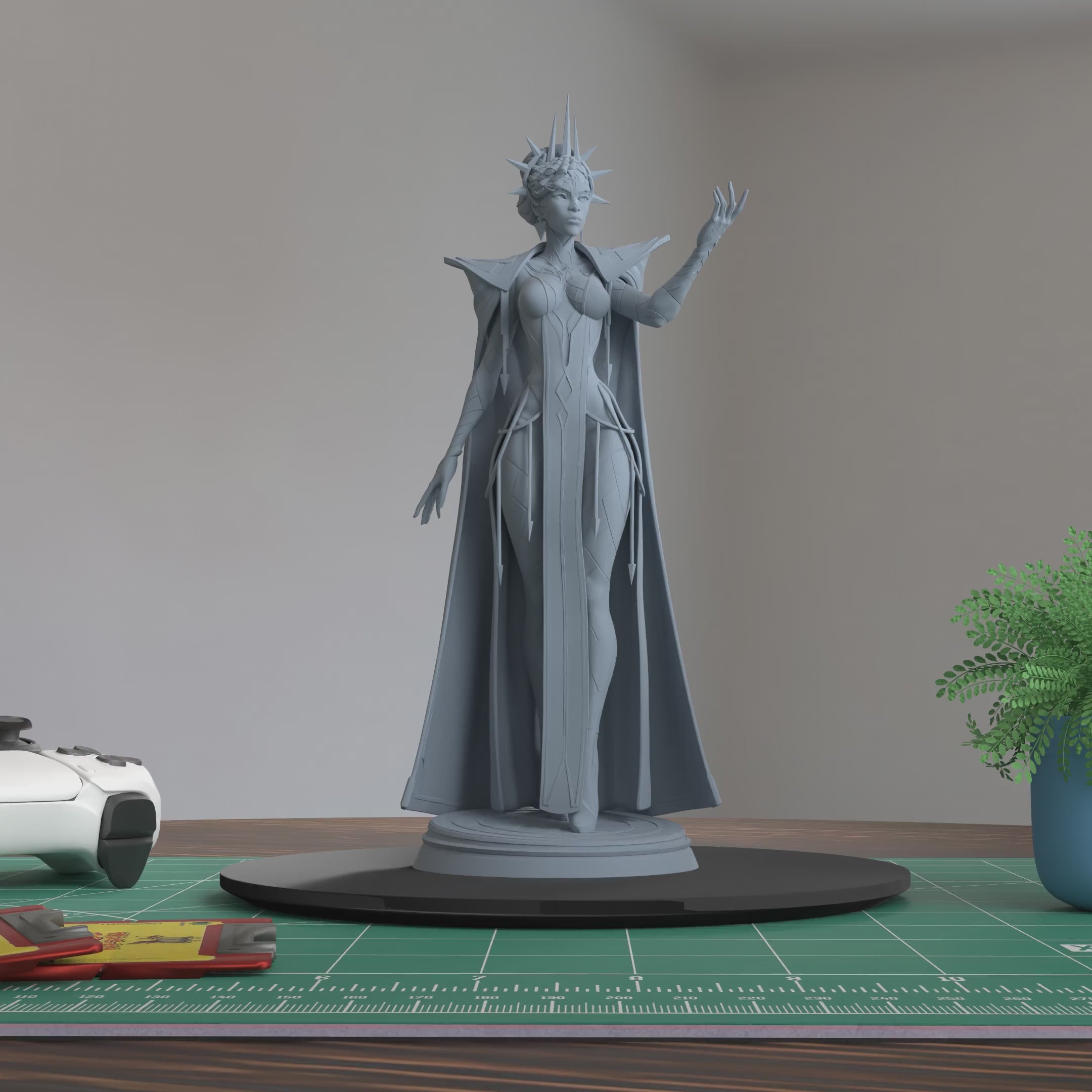 Mel Medarda Arcane Figure 3D Printed Resin Model Kit