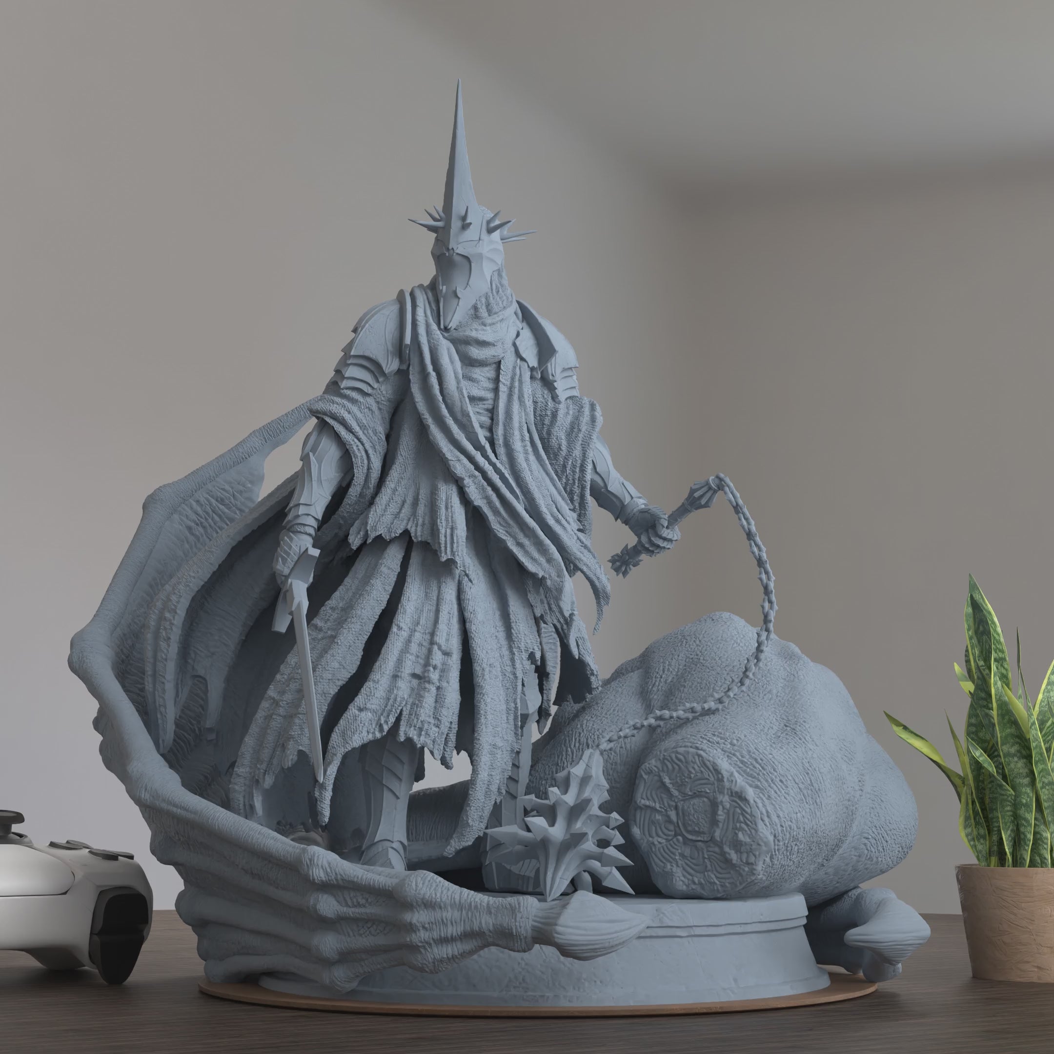 Witch King of Angmar Lord of The Rings Figure 3D Printed Resin Model Kit