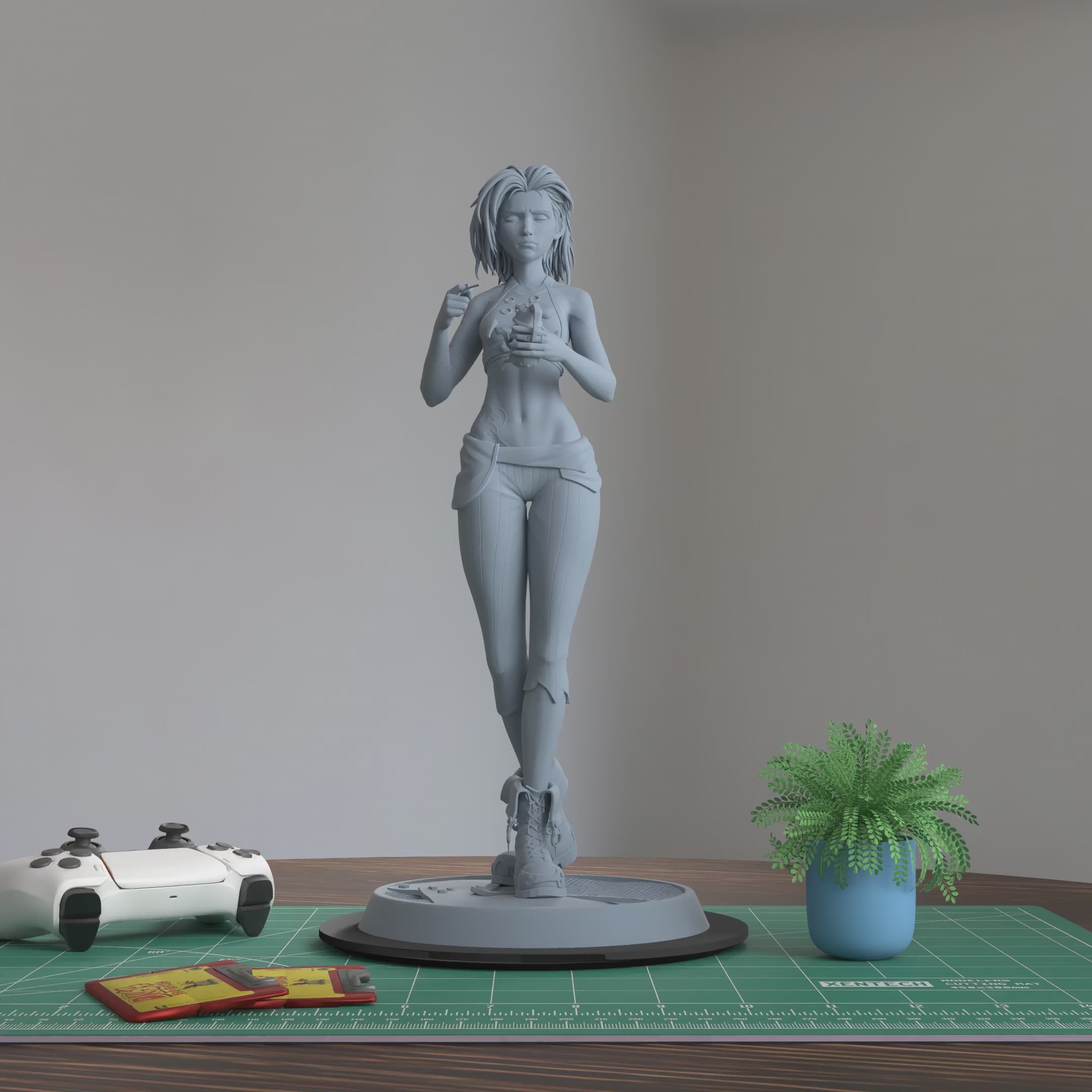 Broken Jinx Arcane Figure 3D Printed Resin Model Kit