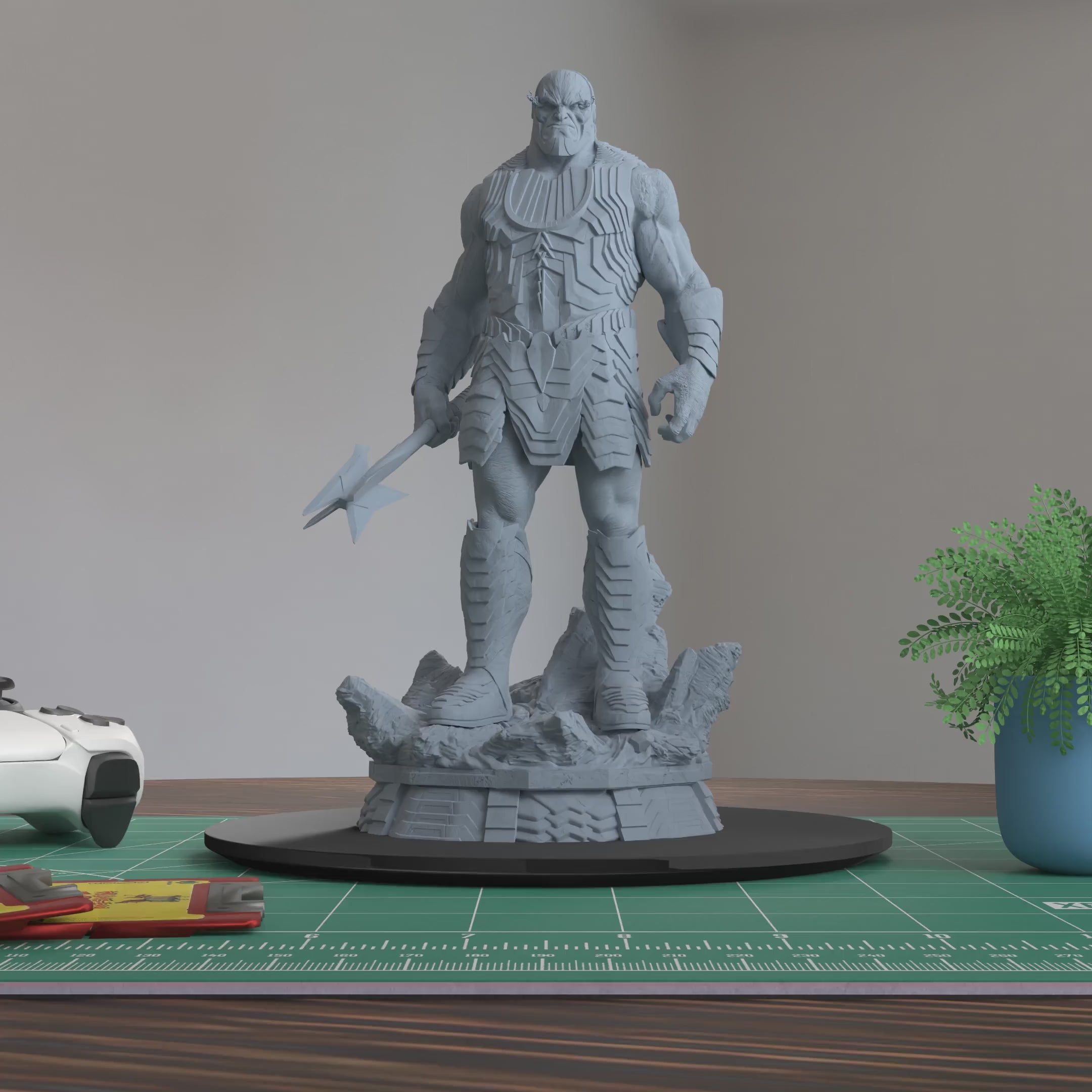 Darkseid DC Figure 3D Printed Resin Model Kit